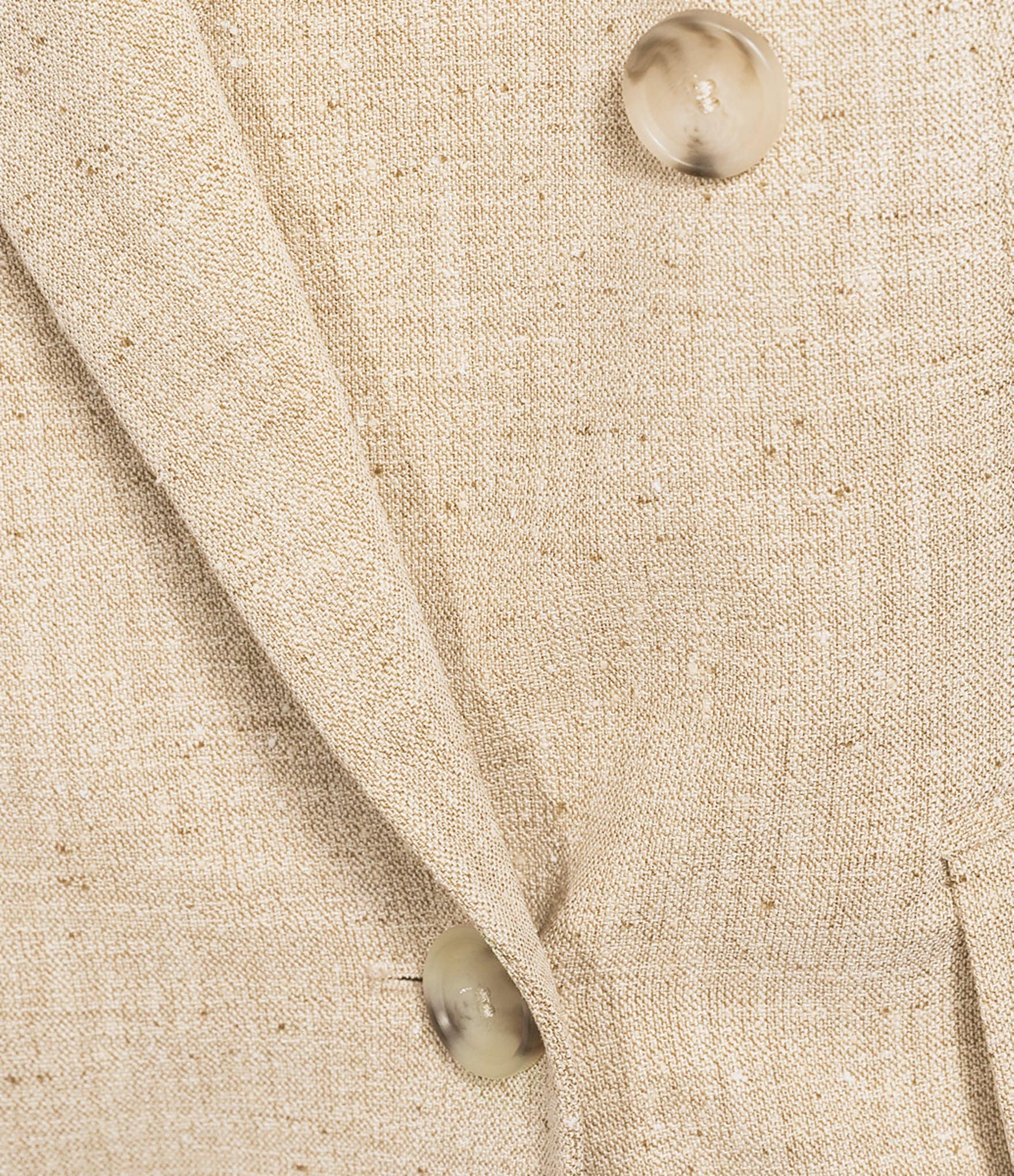 BOSS by Hugo Boss Jaleto Textured Slub Woven Double Breasted Blazer