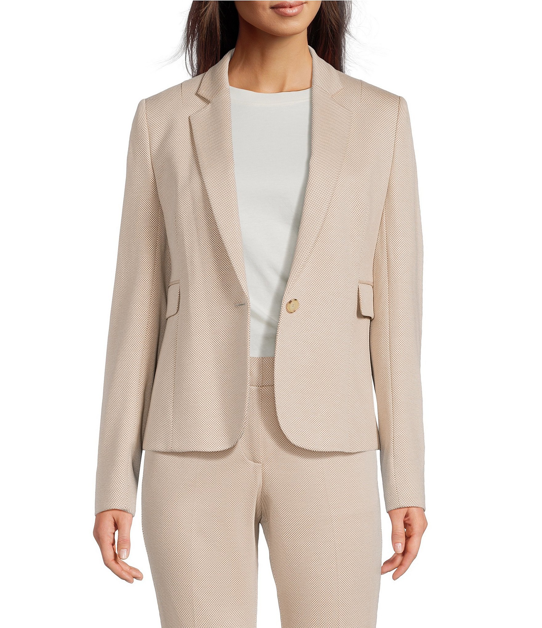 BOSS By Hugo Boss Notch Lapel Long Sleeve Blazer