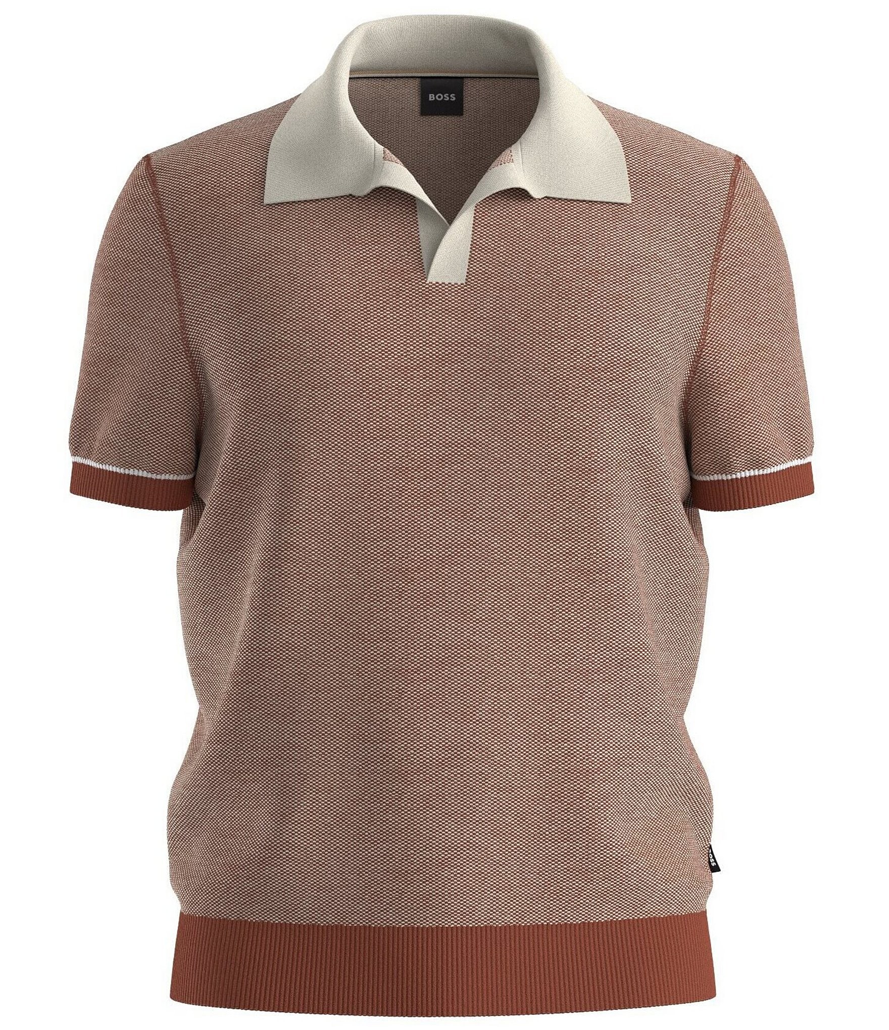 BOSS H-Jianluca Short Sleeve Sweater Polo Shirt