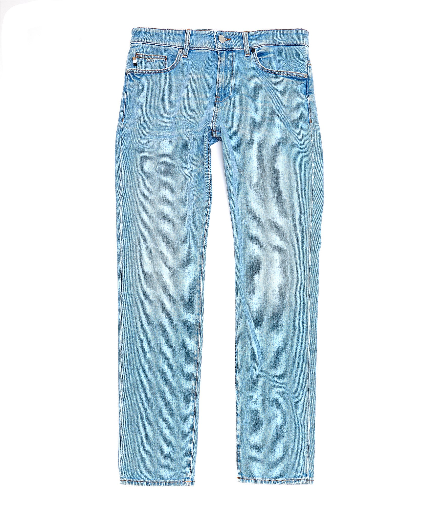 BOSS Slim-Fit Delaware Solid Stretch Denim Jeans |
