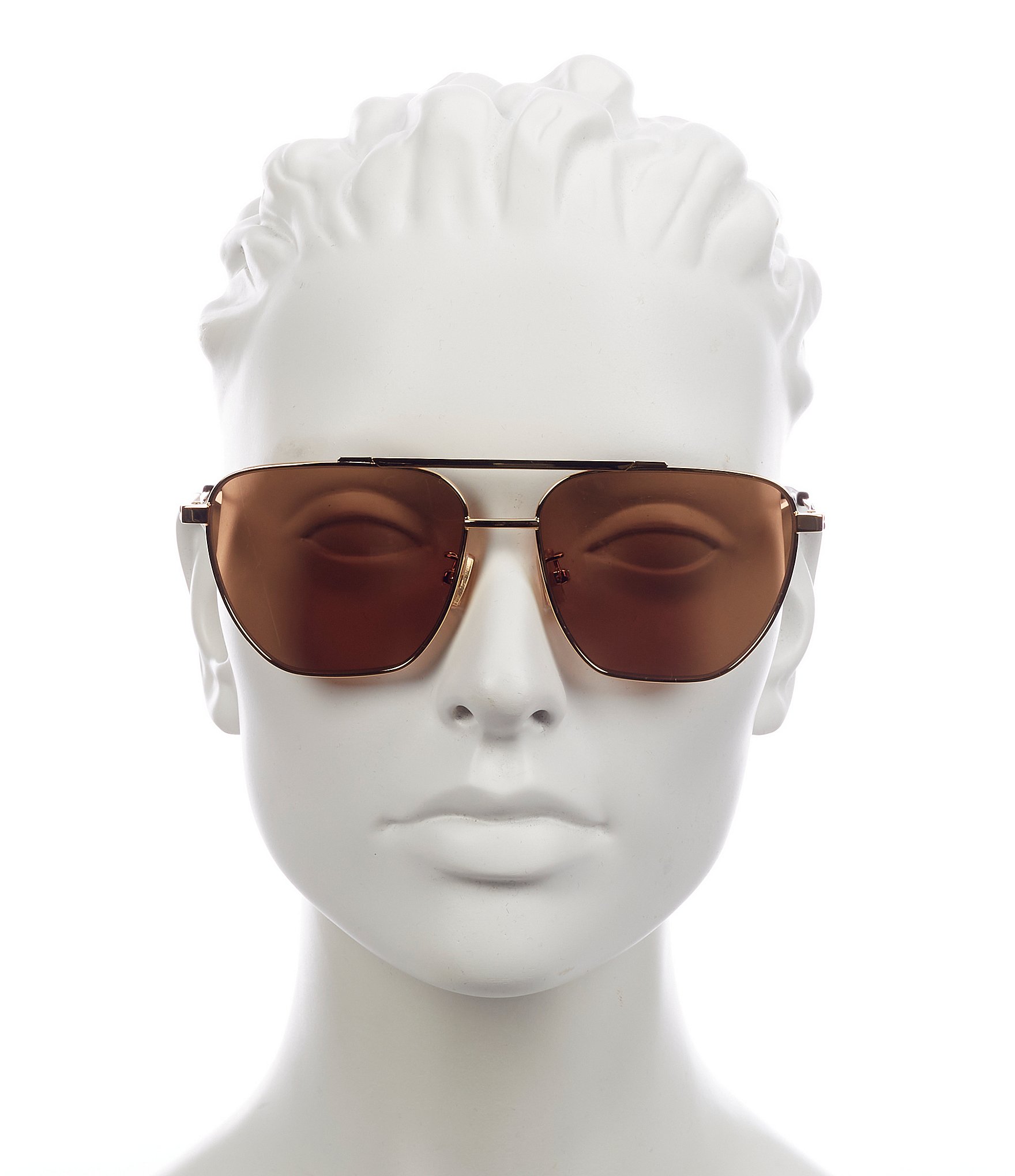 Bottega Veneta Unisex BV1236S 57mm Navigator Sunglasses