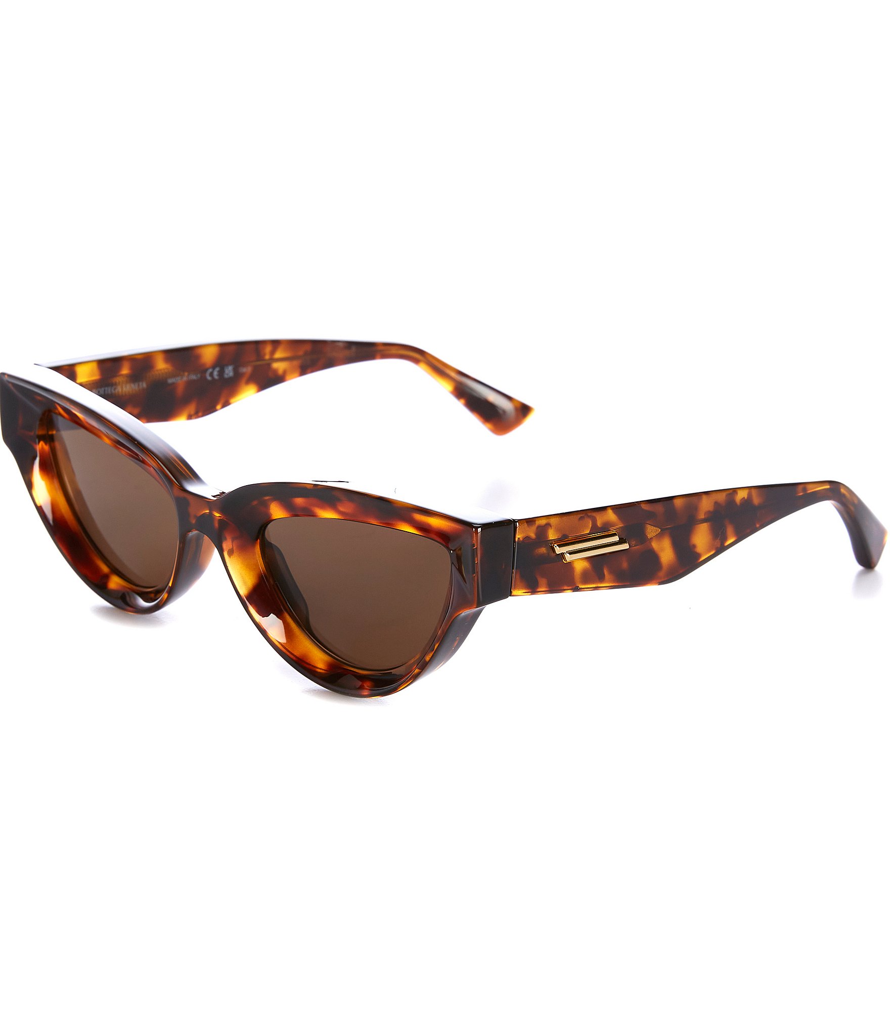 Bottega Veneta Women's Transparent Cat-Eye Frame Sunglasses