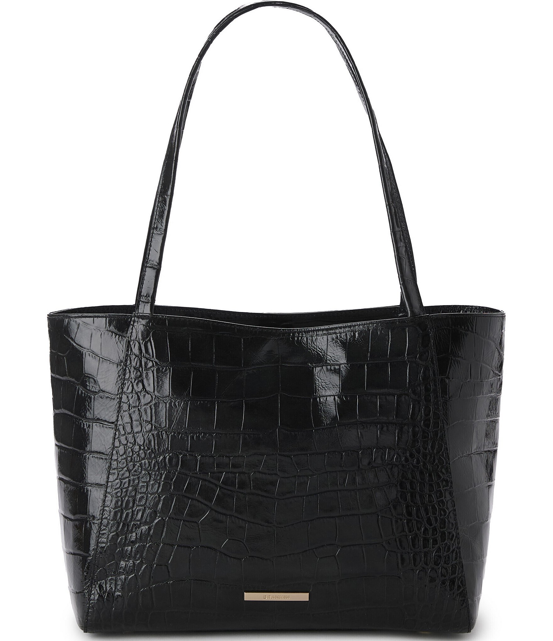 BRAHMIN Alba Collection Mona Embossed Tote Bag