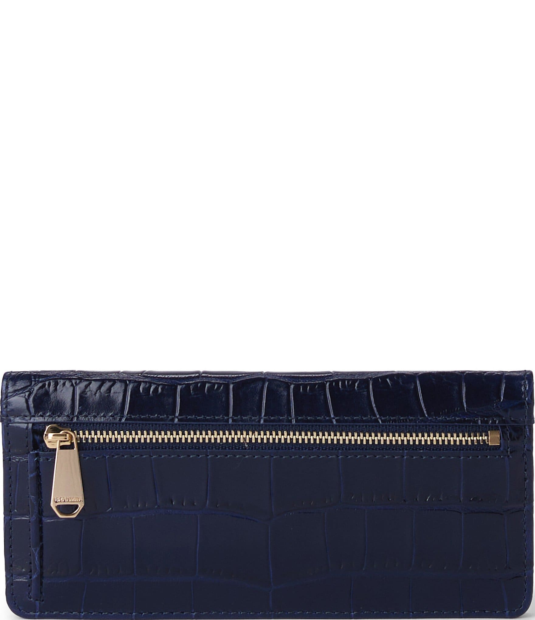 BRAHMIN Angora Collection Navy Ady Wallet