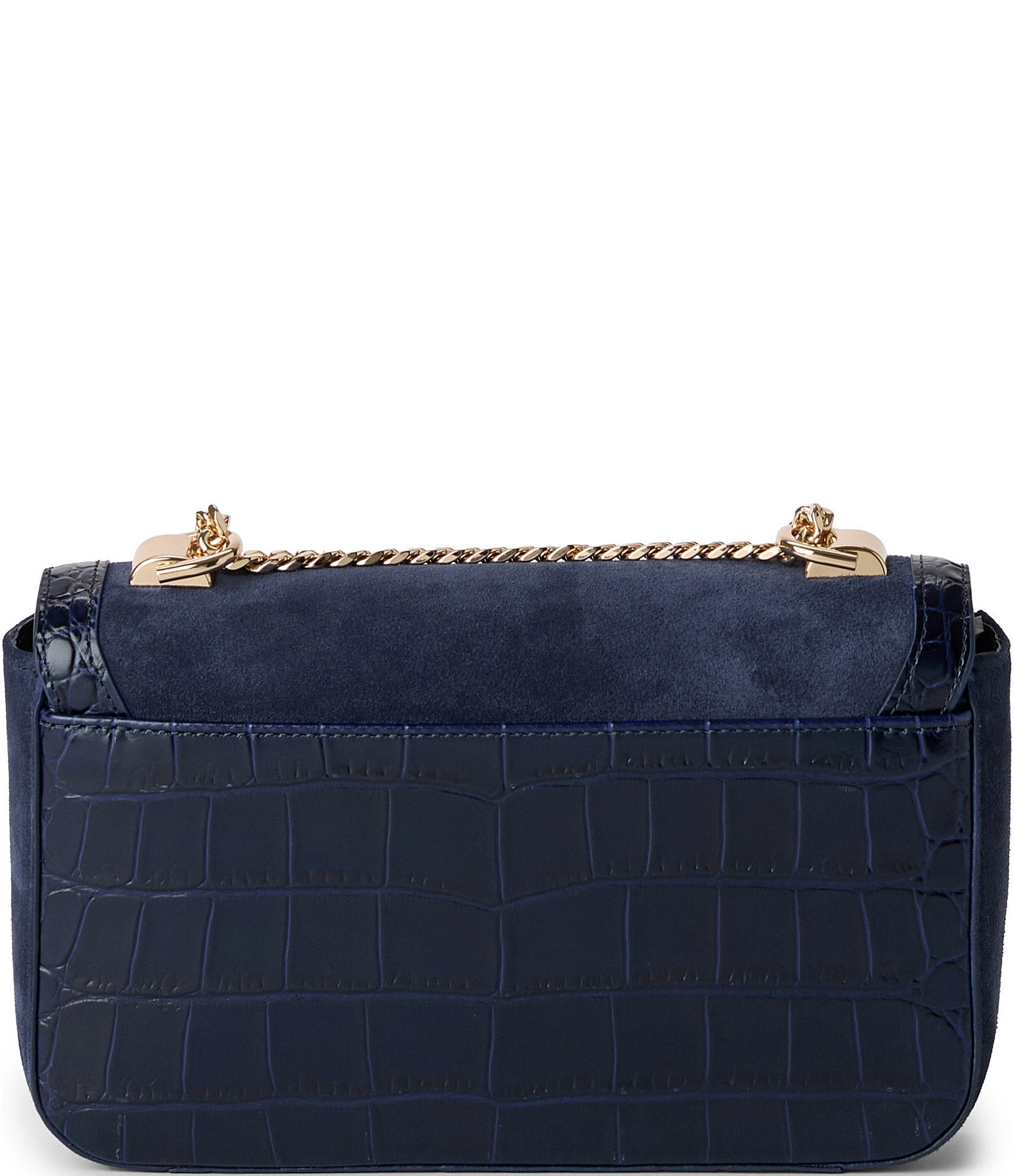 BRAHMIN Angora Collection Navy Hallie Crossbody Bag