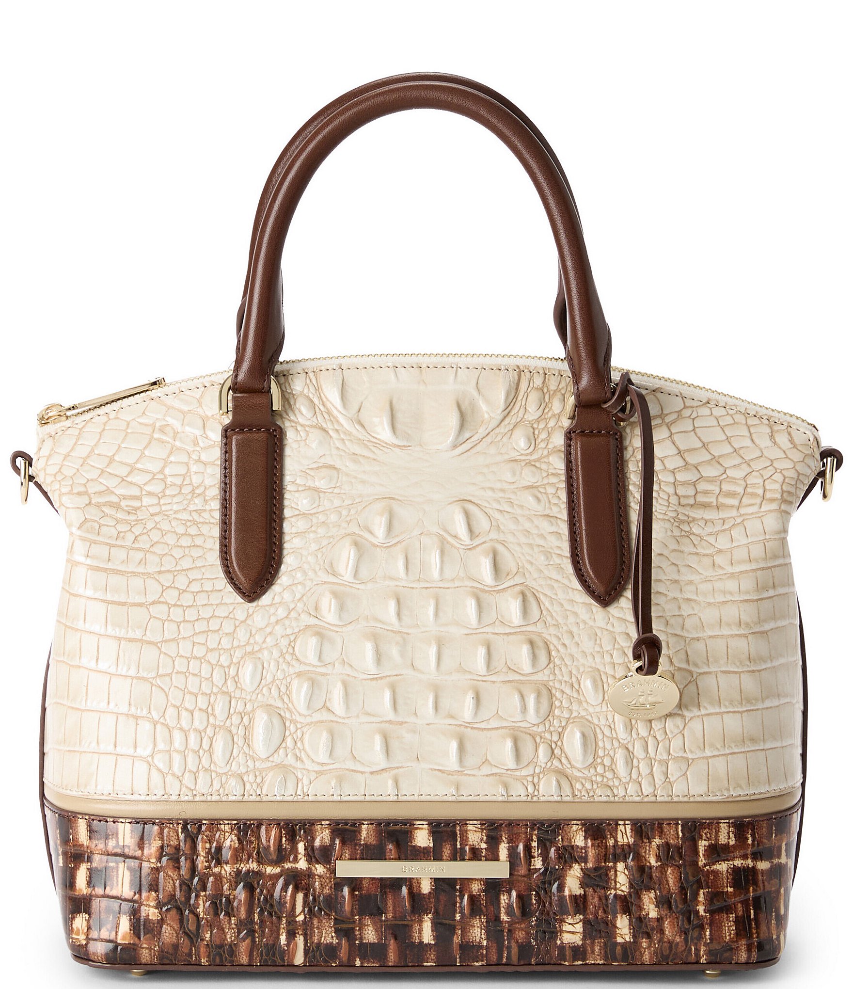 BRAHMIN Banyan Collection Multi Duxbury Satchel Bag