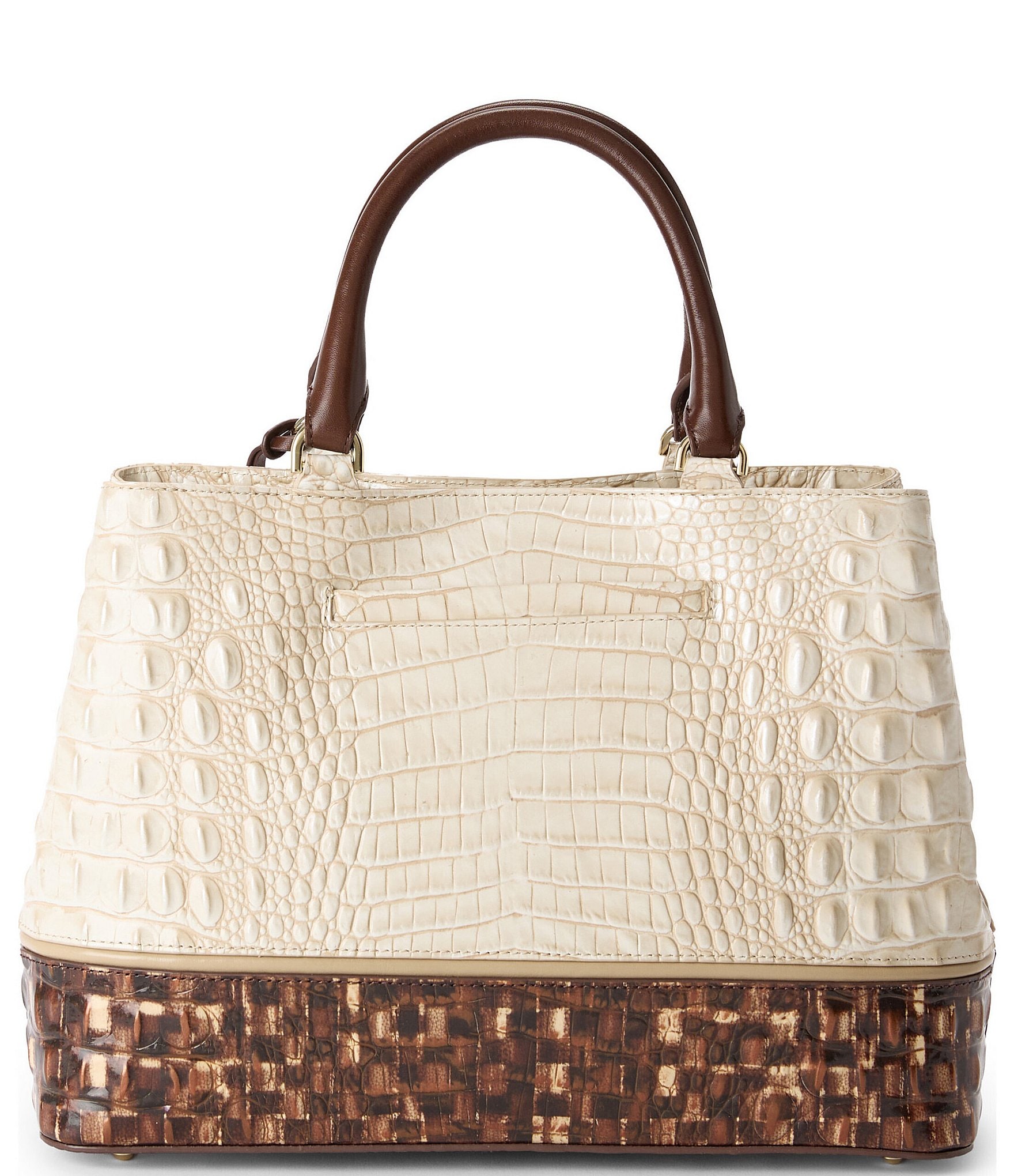 BRAHMIN Banyan Collection Multi Small Denise Satchel Bag