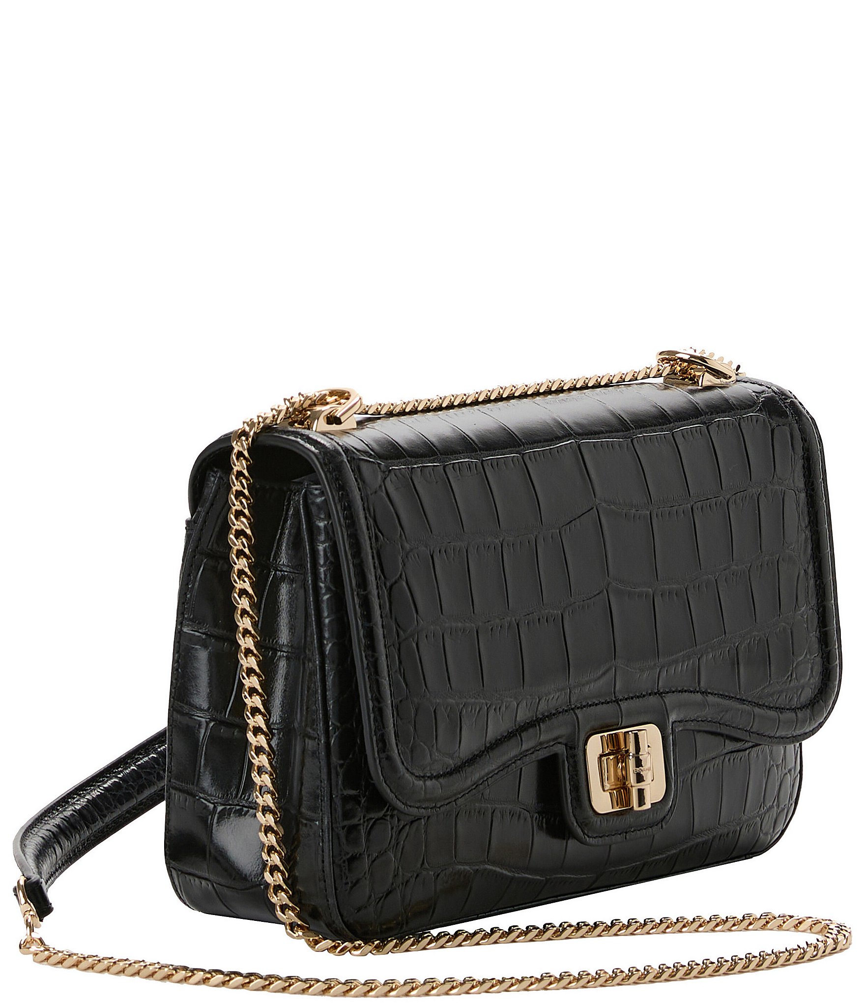 BRAHMIN Bedford Collection Black Rosalie Crossbody Bag