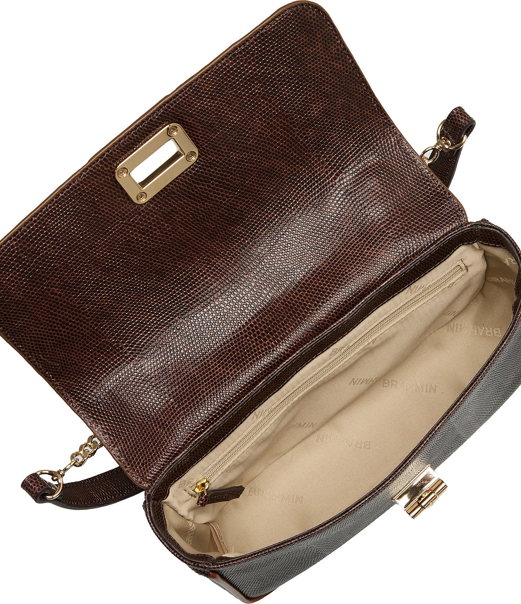 BRAHMIN Berryline Collection Ganache Hallie Crossbody Bag