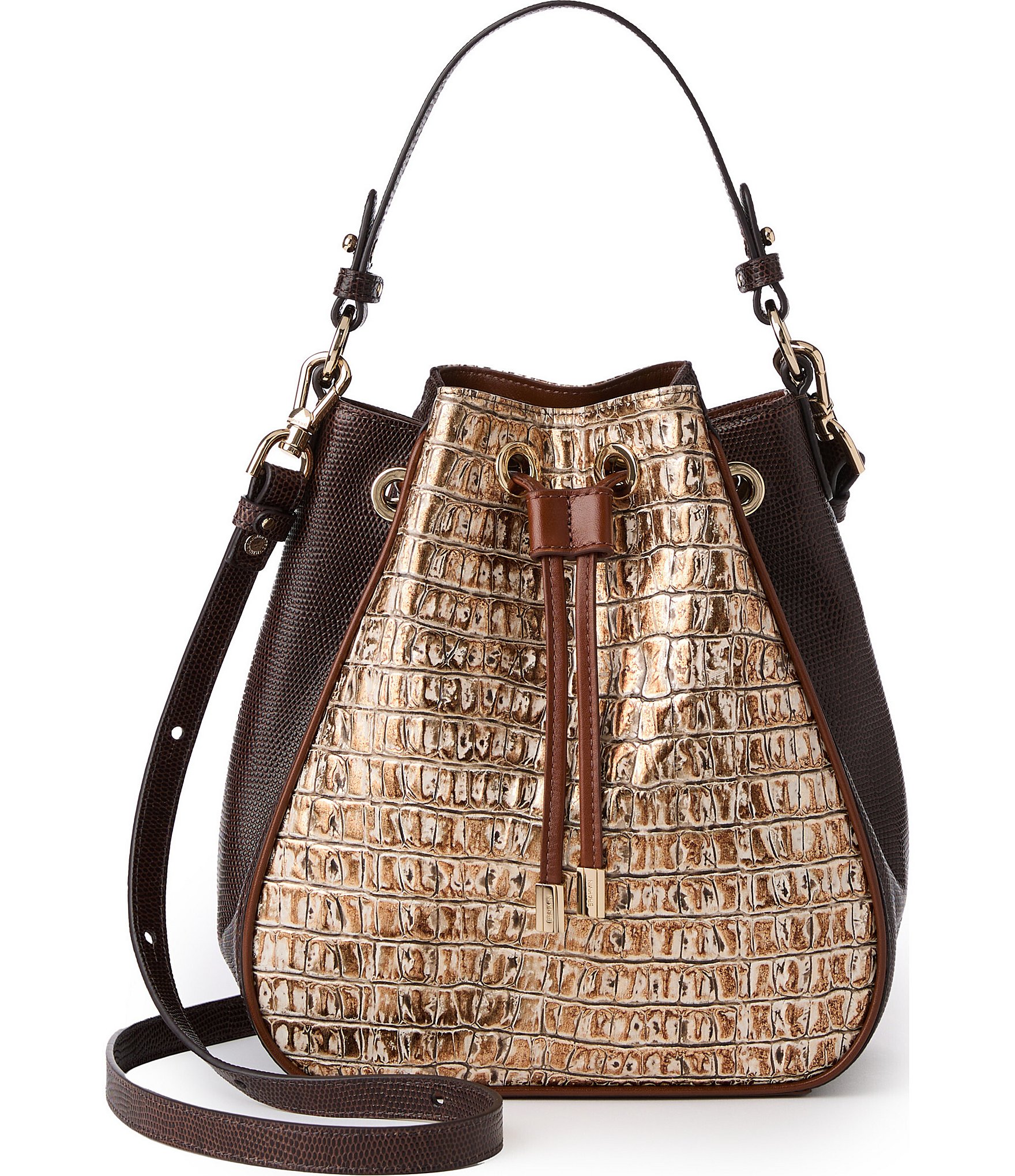 BRAHMIN Berryline Collection Ganache Melinda Bucket Bag