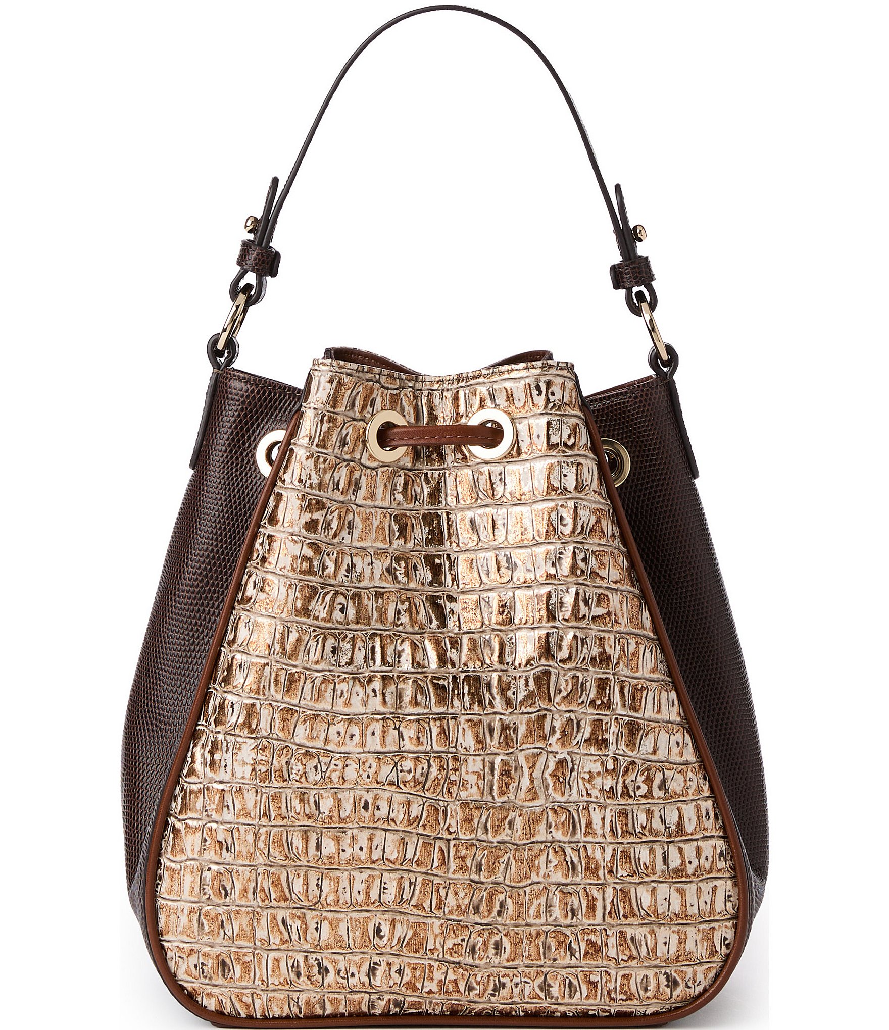 BRAHMIN Berryline Collection Ganache Melinda Bucket Bag