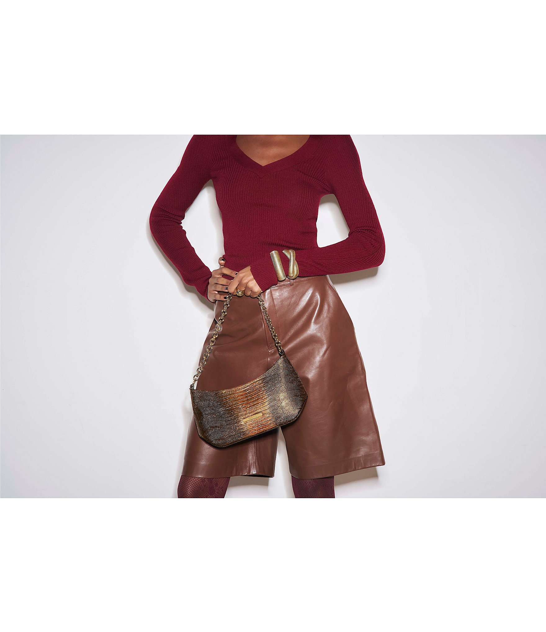 BRAHMIN Boundless Collection Lilibeth Chain Handle Shoulder Bag