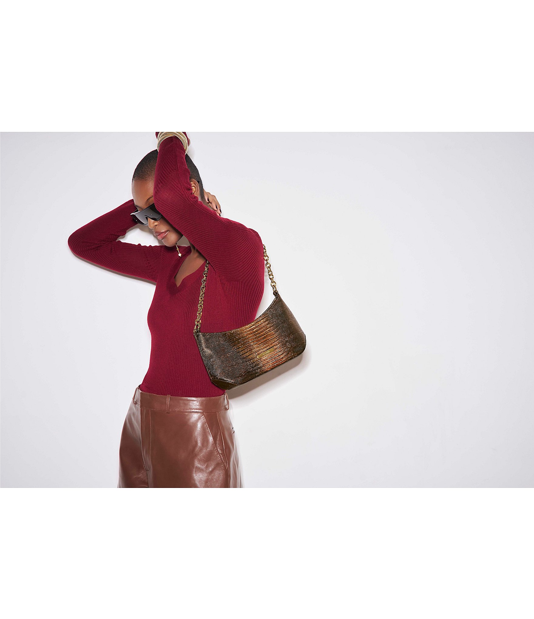 BRAHMIN Boundless Collection Lilibeth Chain Handle Shoulder Bag
