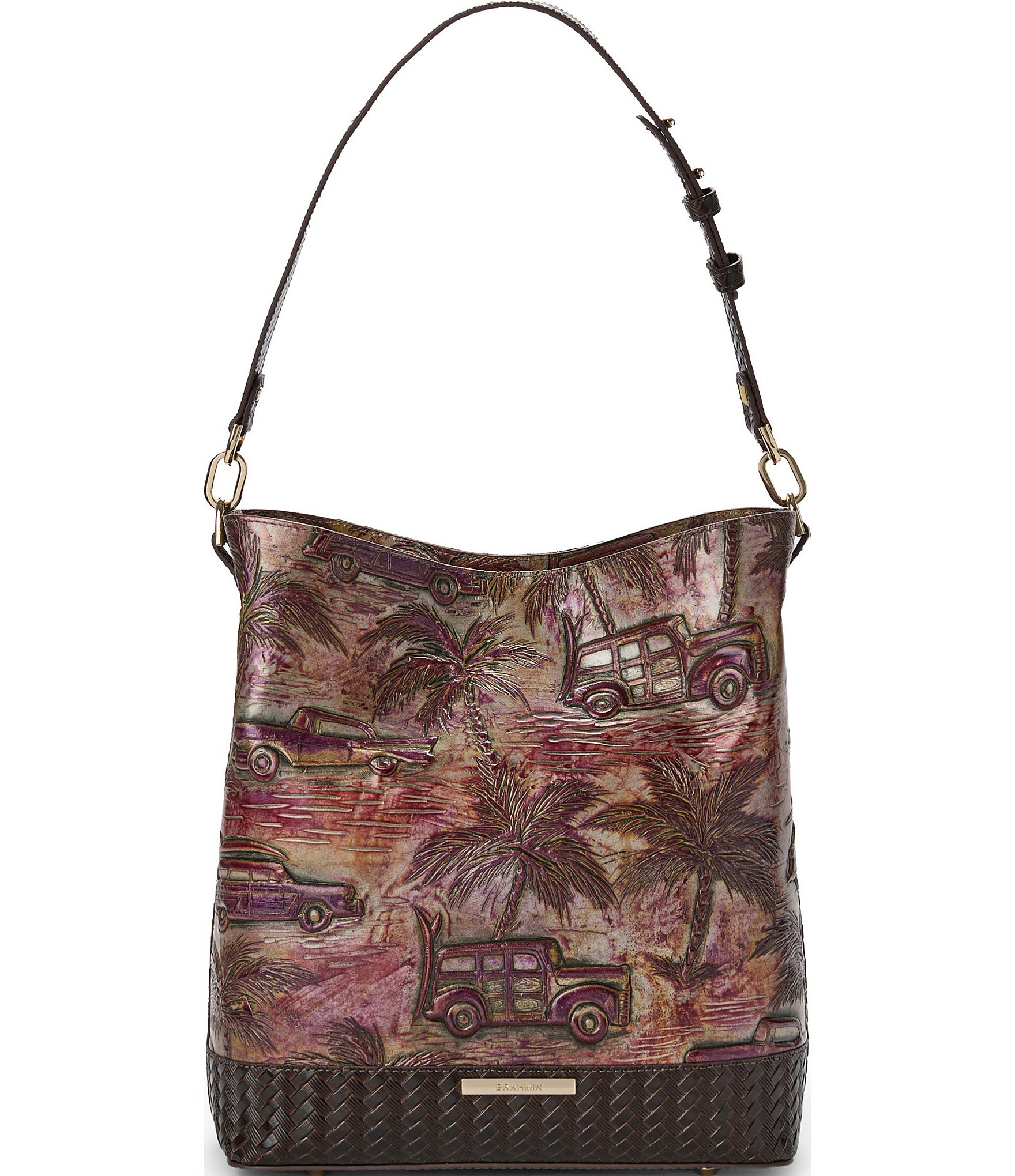 BRAHMIN Copa Cabana Collection Multi Celina Bucket Bag