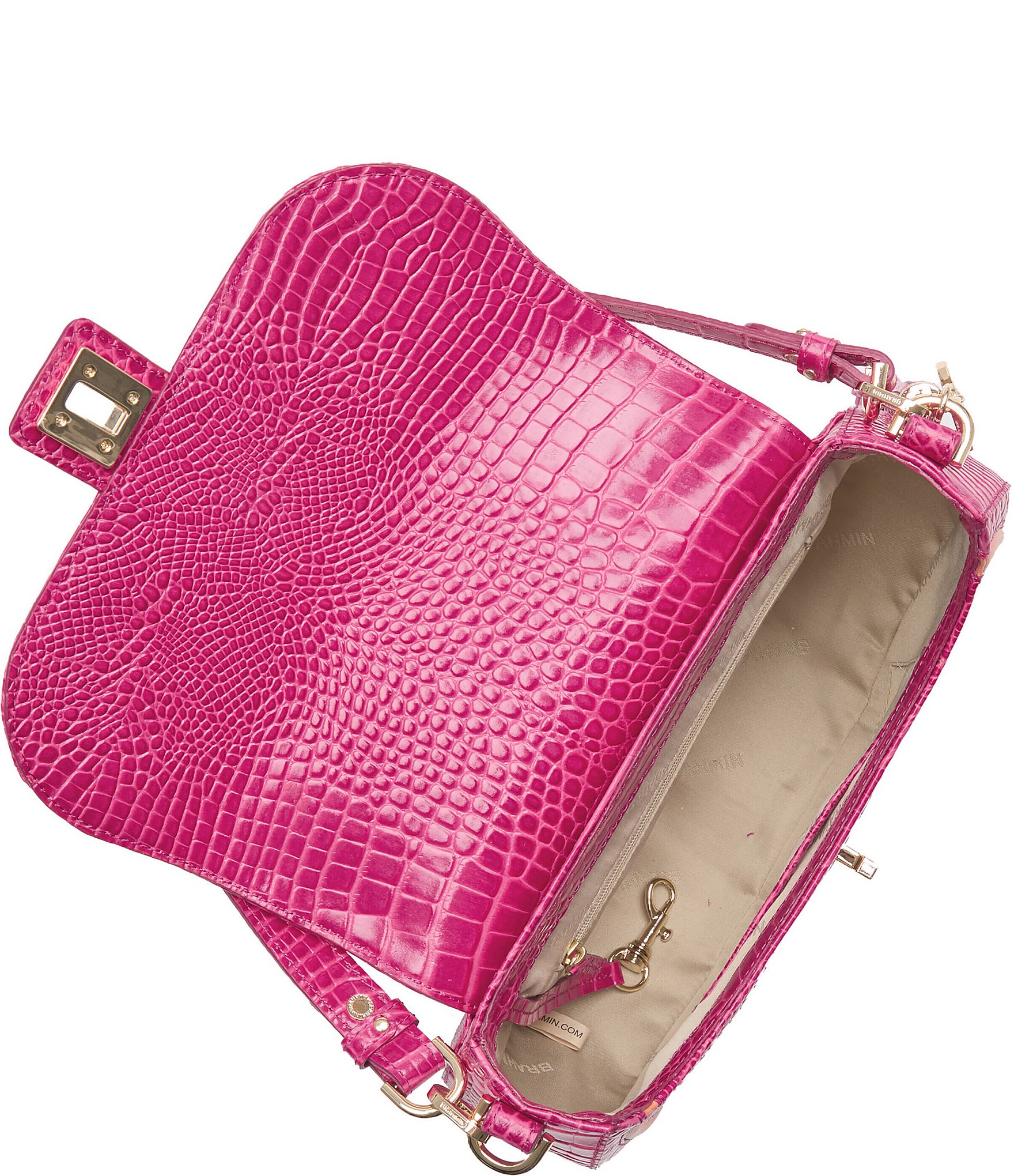 BRAHMIN Darlington Collection Paradise Pink Cynthia Shoulder Bag