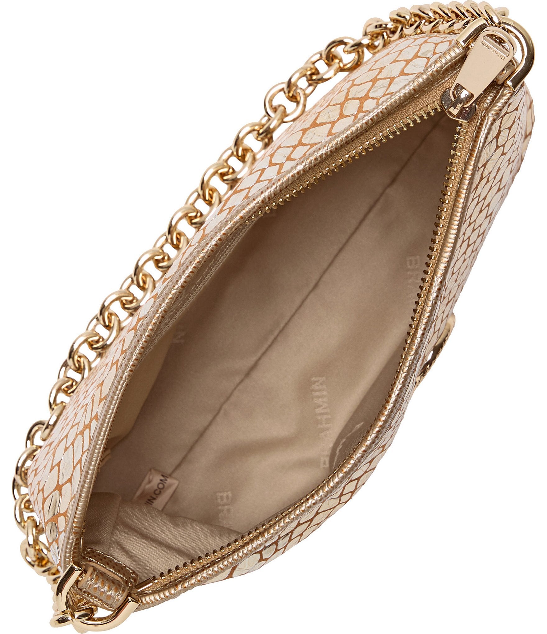 BRAHMIN Donegal Collection Gold Lorelei Shoulder Bag