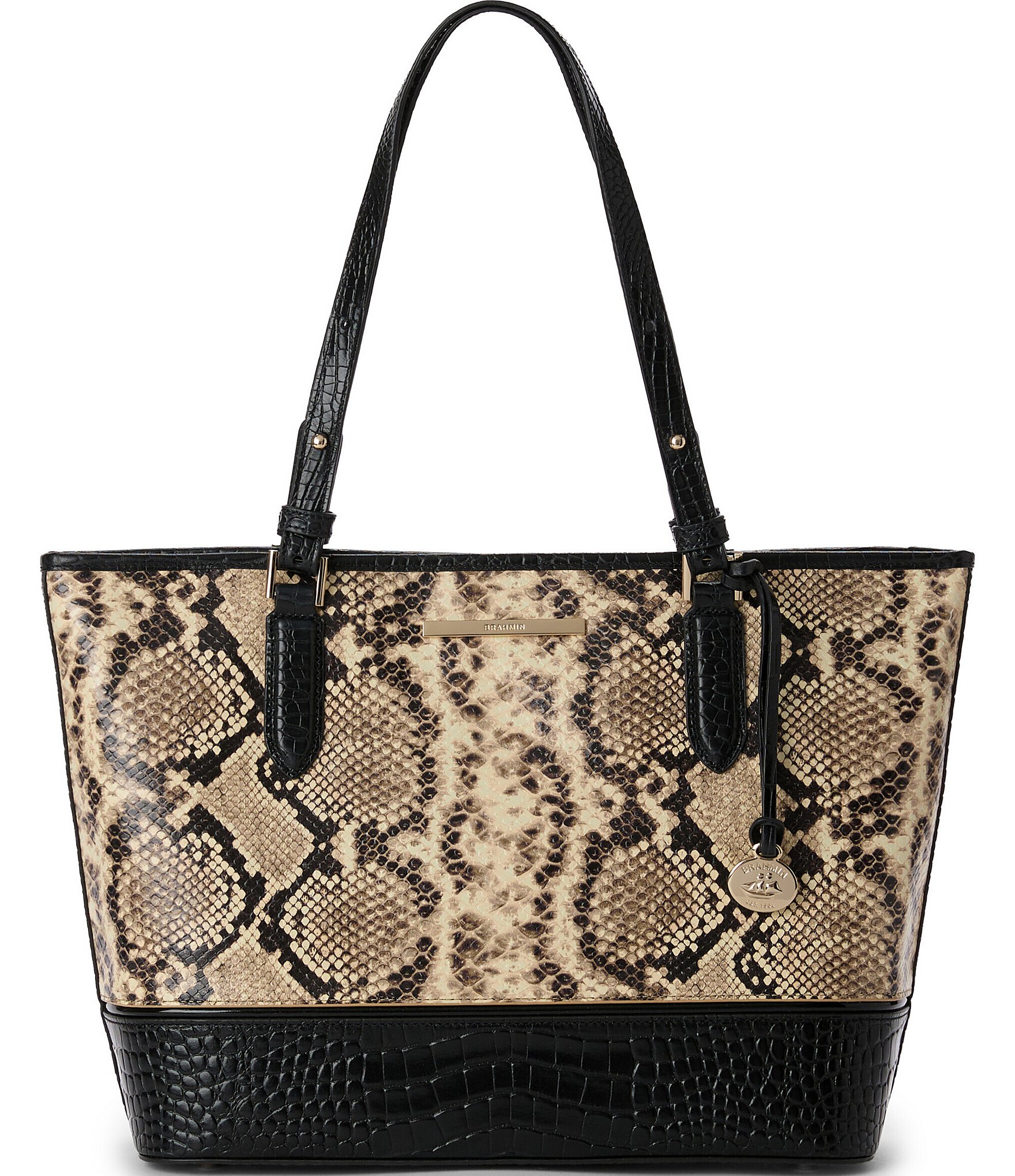 BRAHMIN Dunbar Collection Multi Medium Asher Tote Bag