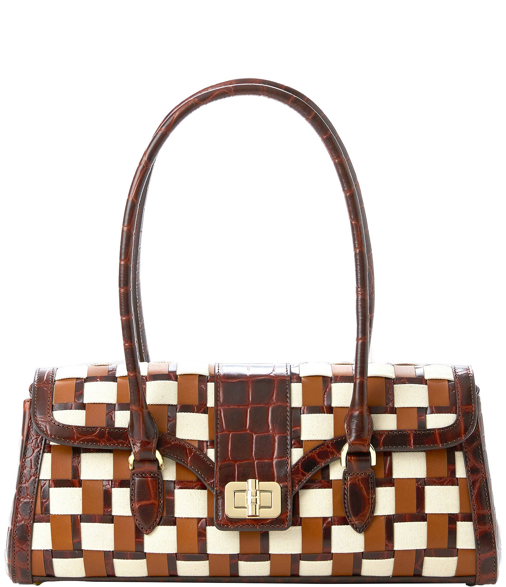 BRAHMIN Edgewater Collection Dayan Satchel Bag