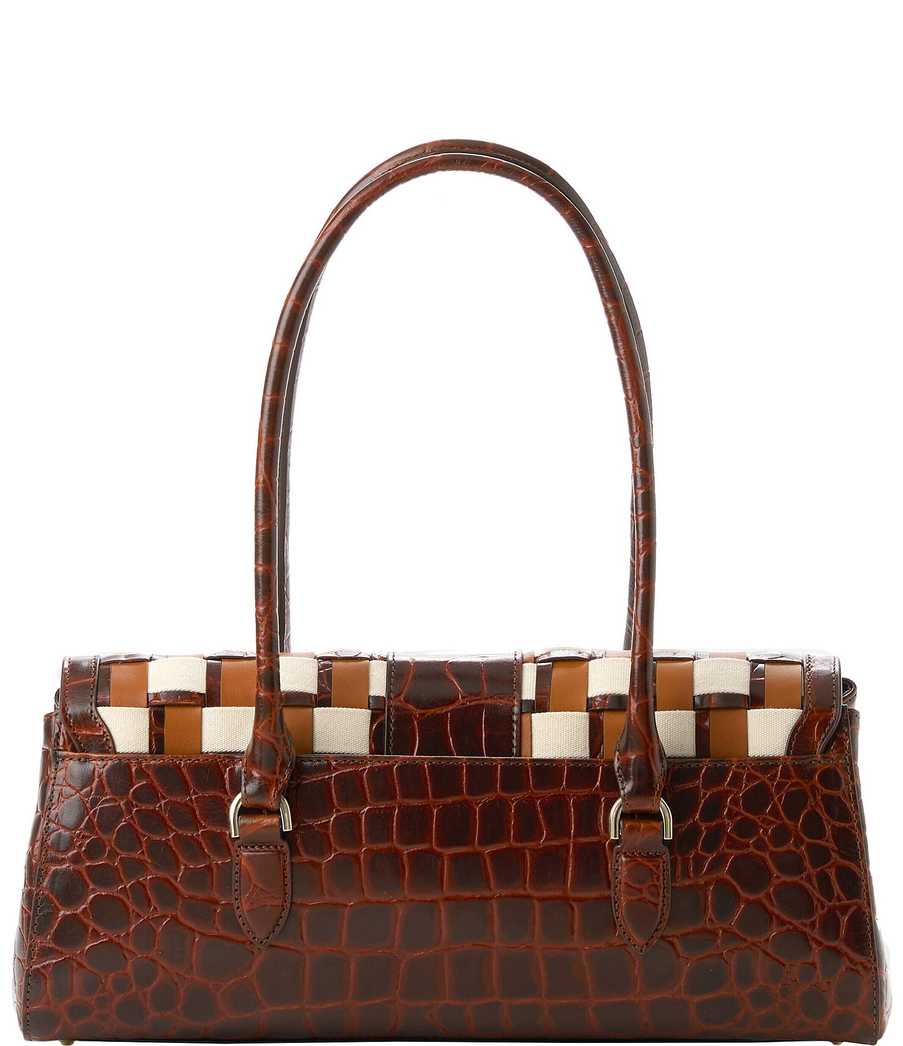 BRAHMIN Edgewater Collection Dayan Satchel Bag