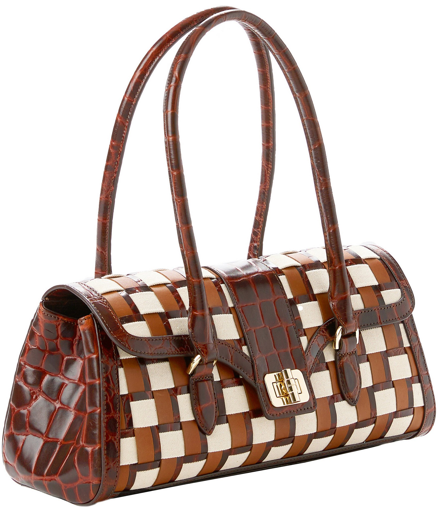 BRAHMIN Edgewater Collection Dayan Satchel Bag