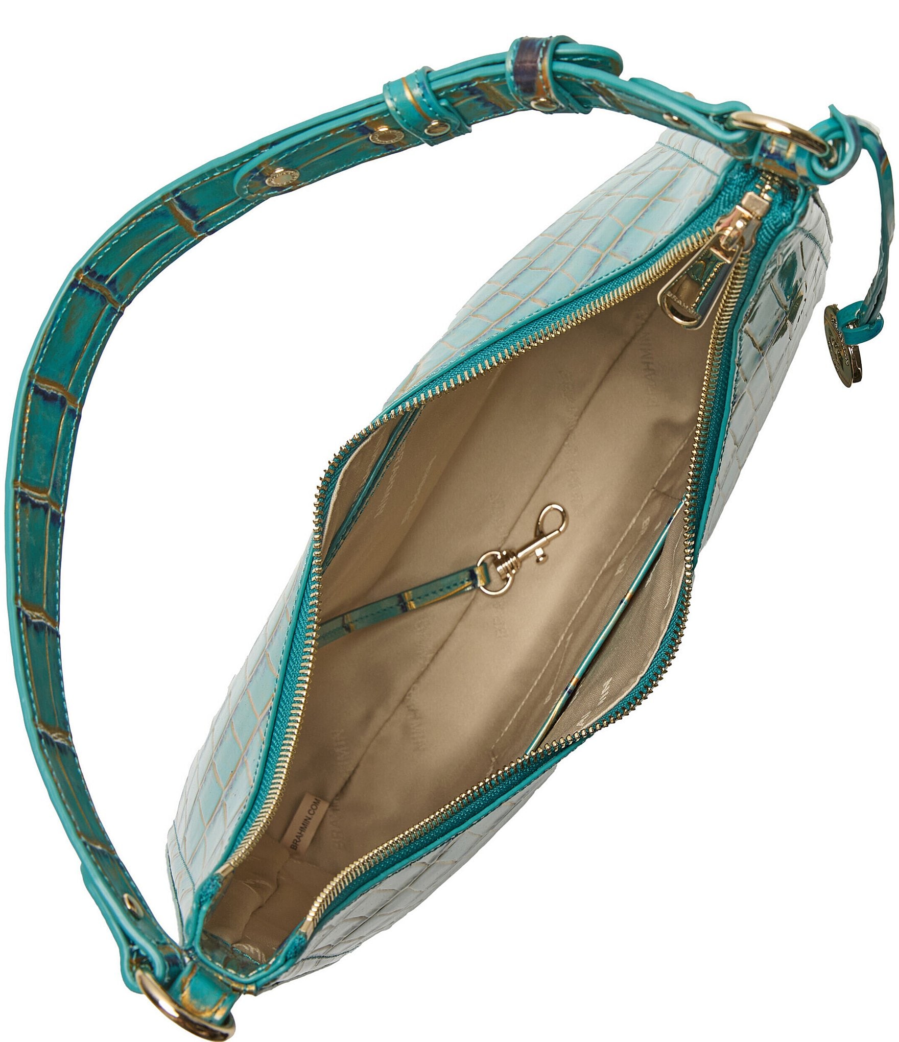 BRAHMIN Estuary Collection Parakeet Tabitha Shoulder Bag