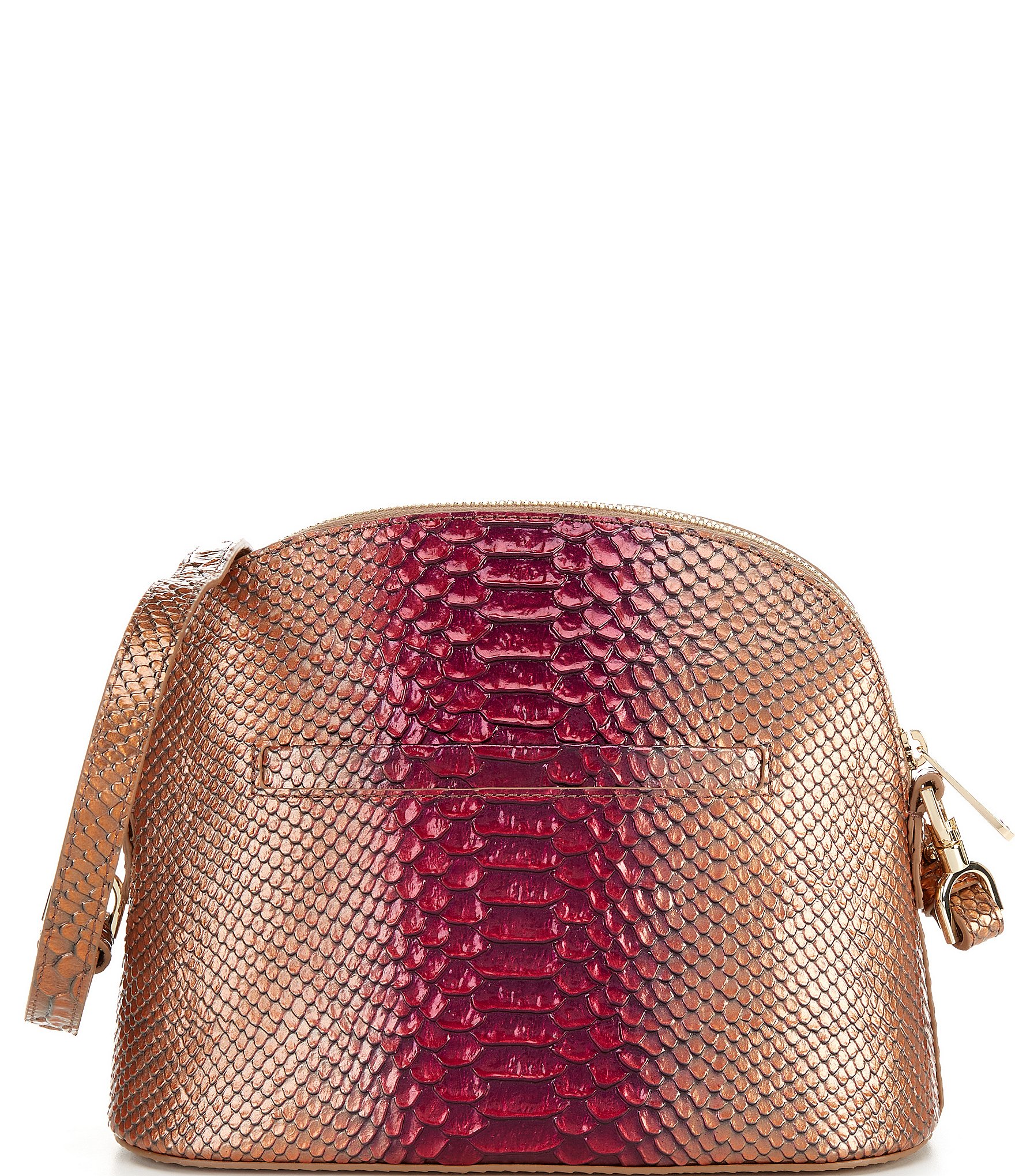 BRAHMIN Harkness Collection Small Georgina Pomegranate Crossbody Bag