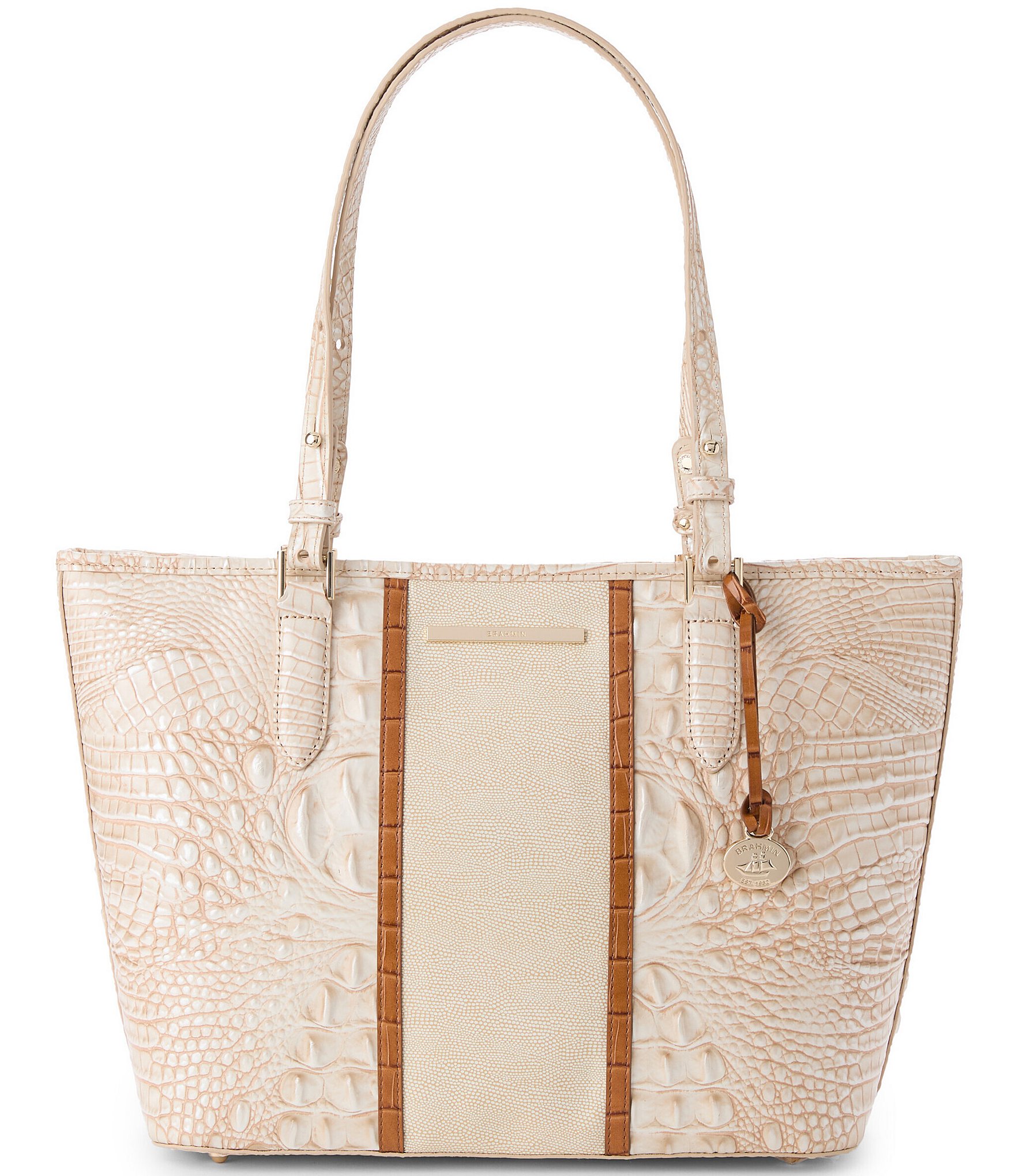 BRAHMIN Helm Collection Medium Asher Tote Bag