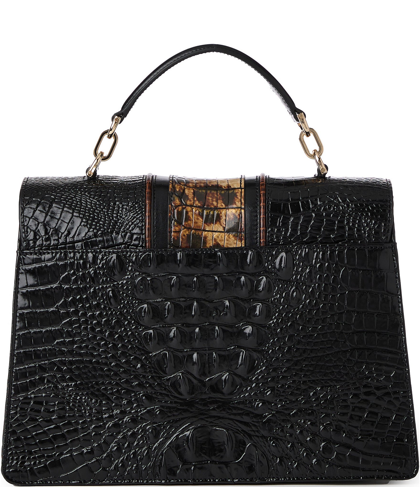 BRAHMIN Kairos Collection Untamed Hallie Satchel Bag