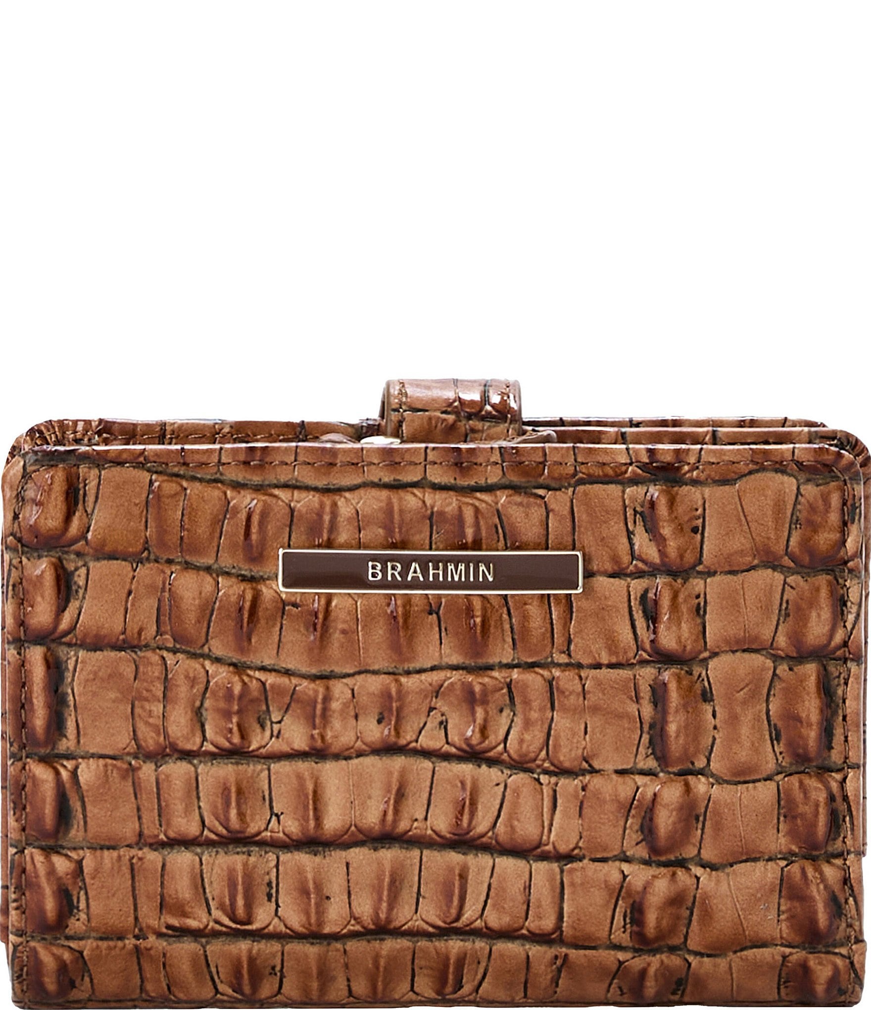 BRAHMIN Leontyne Collection Luggage Brown Hannah Wallet