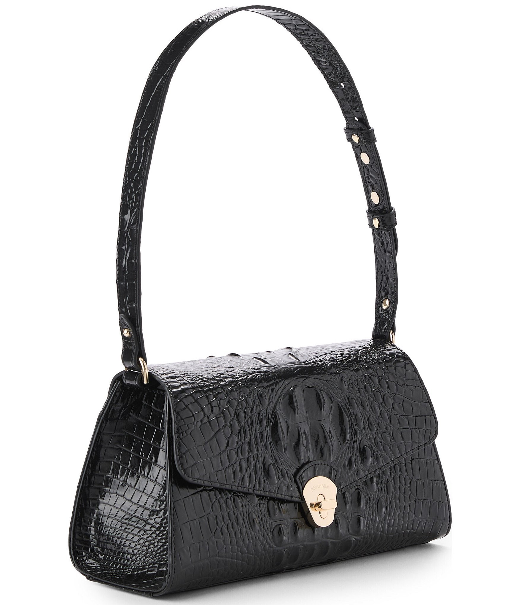 BRAHMIN Lucine Melbourne Collection Turn Lock Shoulder Bag