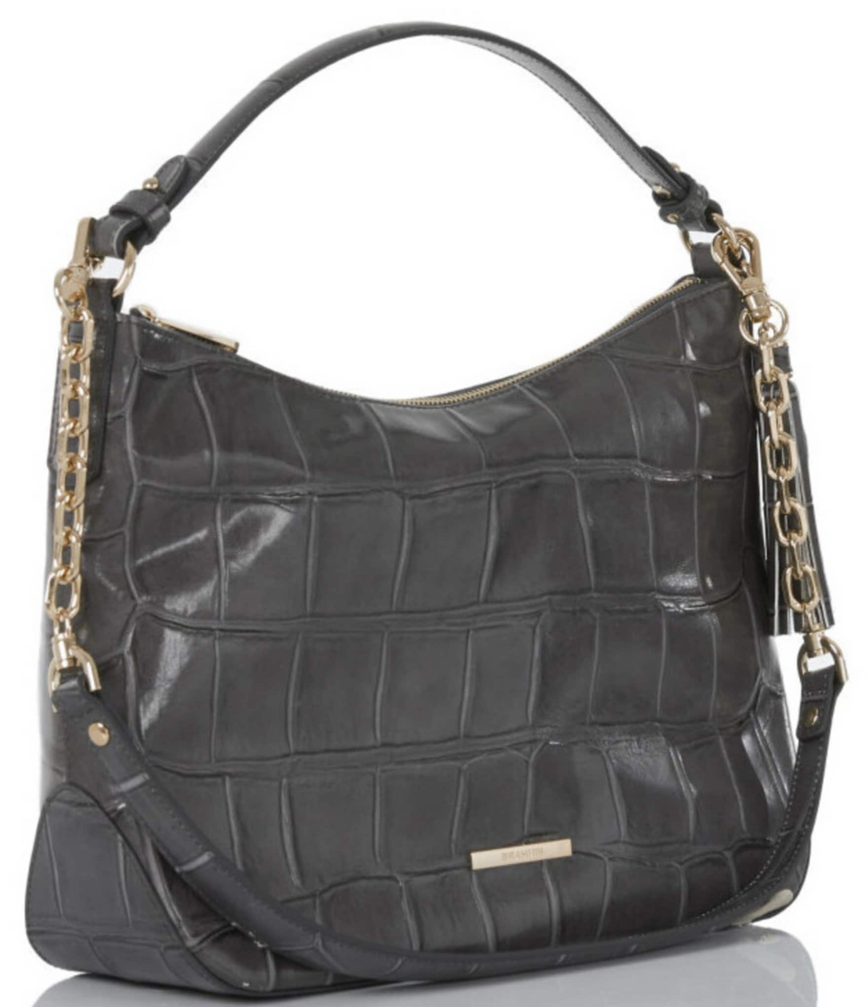 BRAHMIN Lysander Collection Heather Nocturnal Shoulder Bag