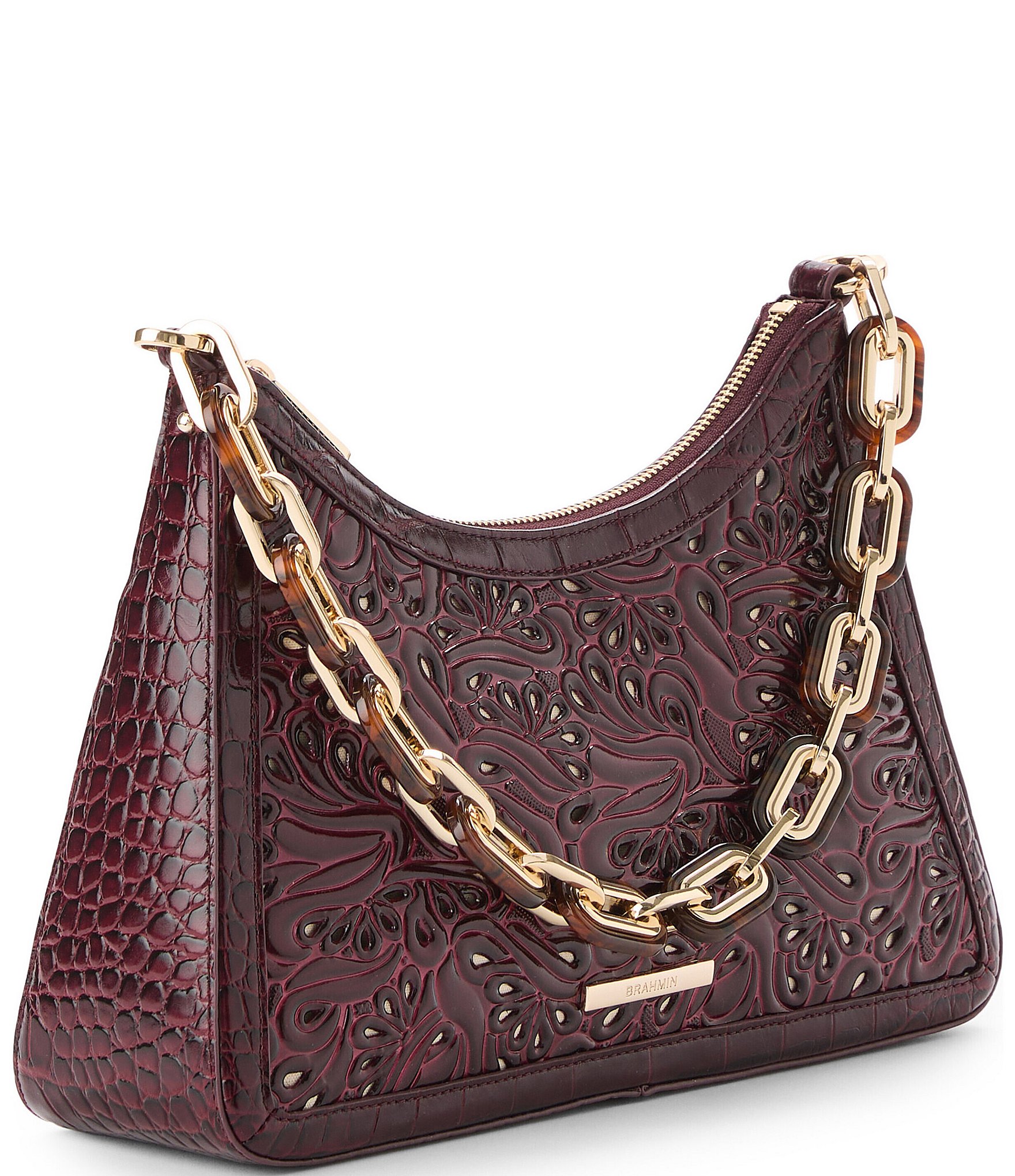 BRAHMIN Marymere Collection Mod Esme Chain Handle Shoulder Bag