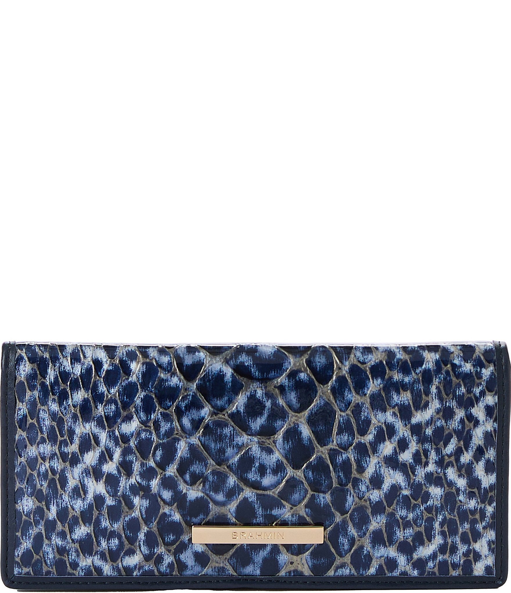 BRAHMIN Meadowport Collection Navy Ady Wallet