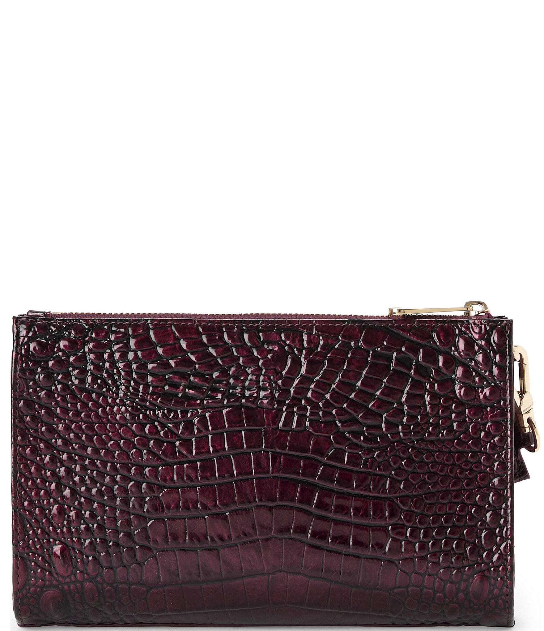 BRAHMIN Melbourne Collection Adia Croc Wristlet