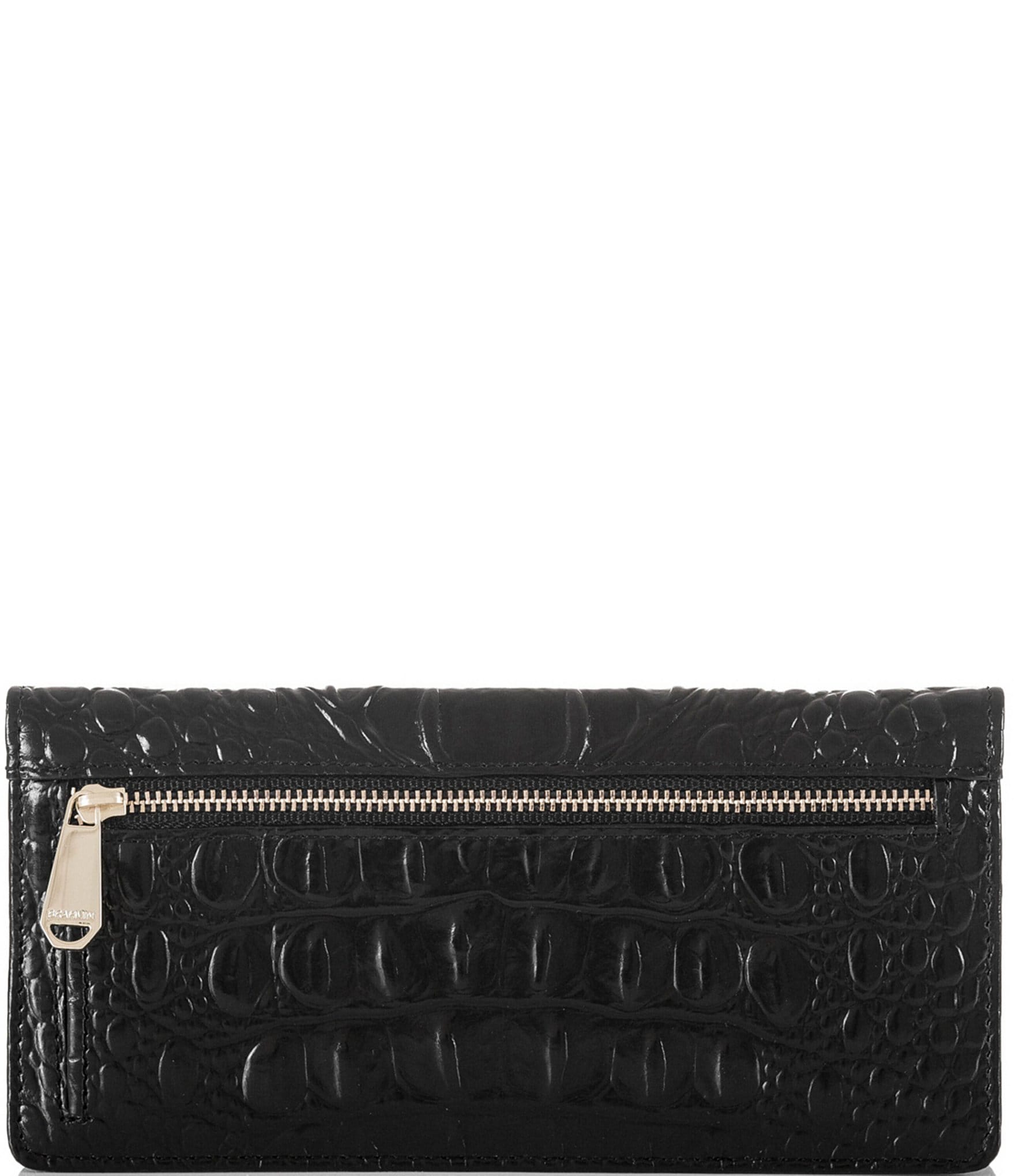 BRAHMIN Melbourne Collection Ady Crocodile-Embossed Wallet