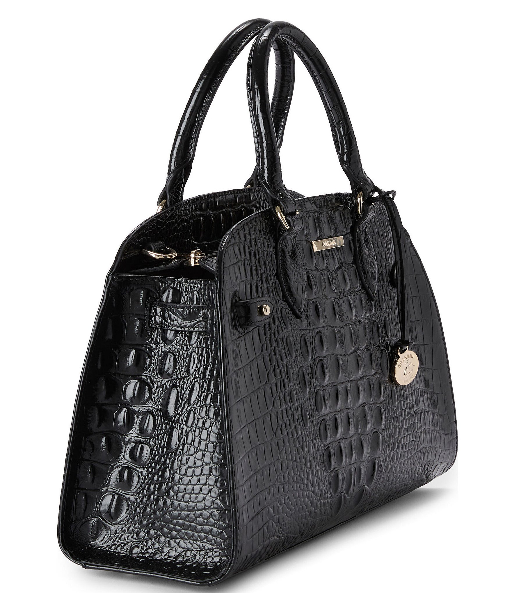 BRAHMIN Melbourne Collection Angelina Satchel Handle Bag