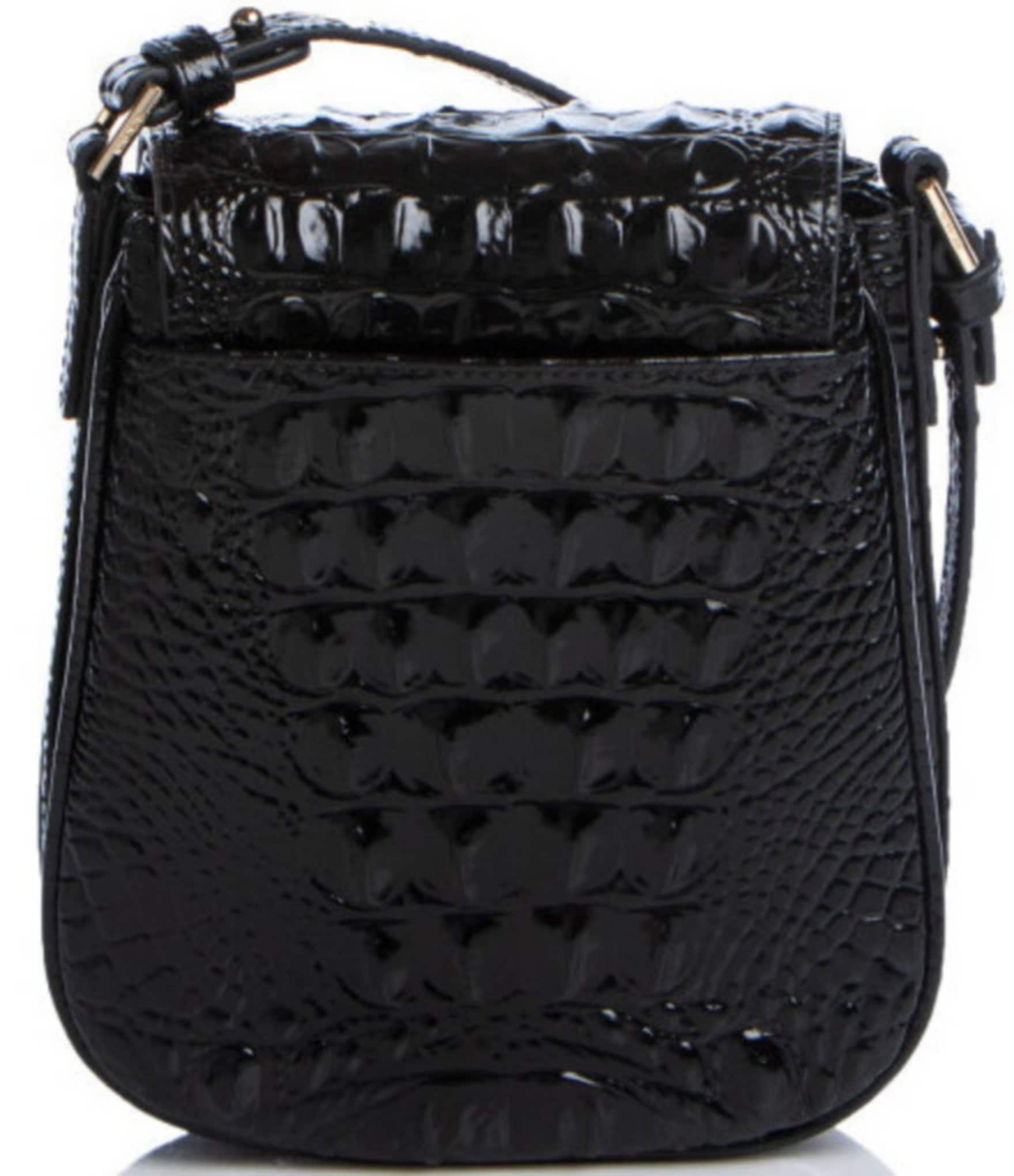 BRAHMIN Melbourne Collection Black Everlee Crossbody Bag