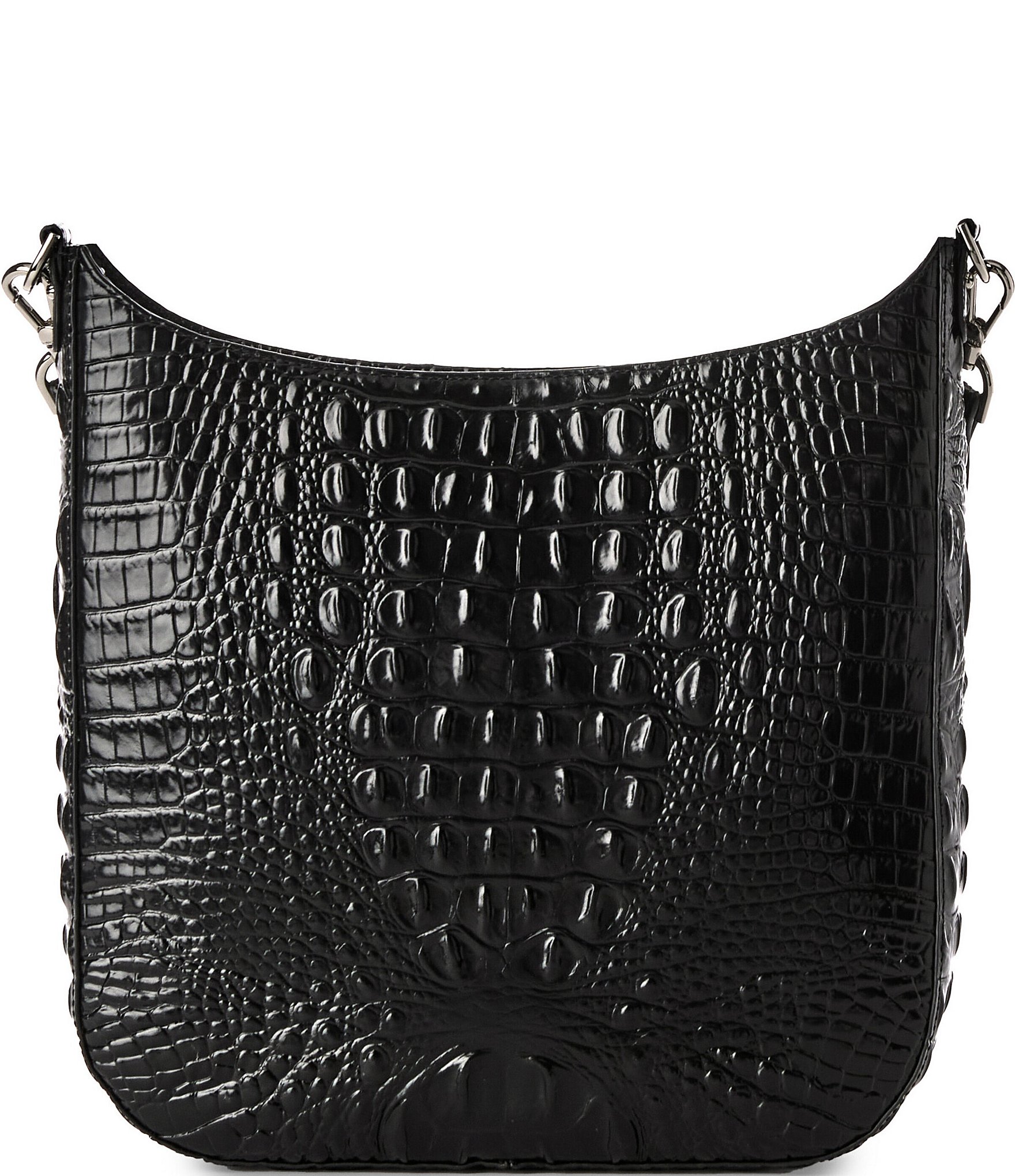 BRAHMIN Melbourne Collection Black Leia Crossbody Bag