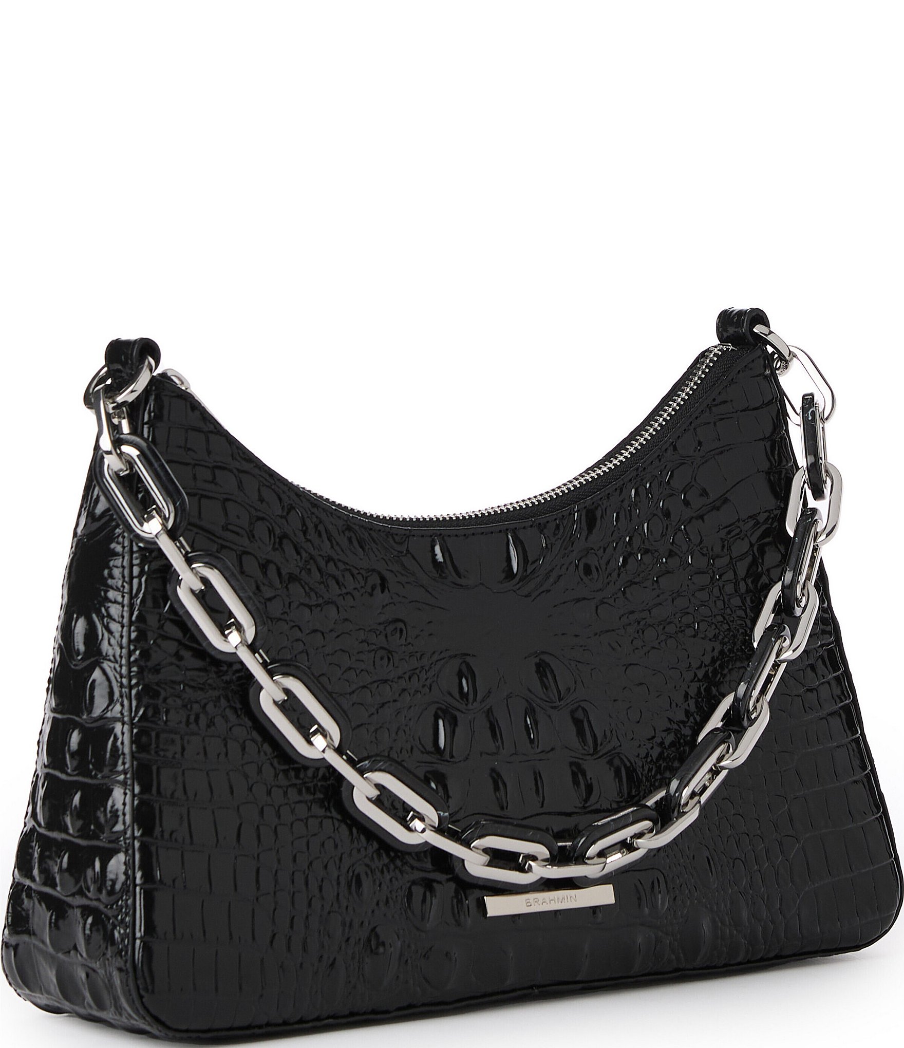 BRAHMIN Melbourne Collection Black Mod Esme Shoulder Bag