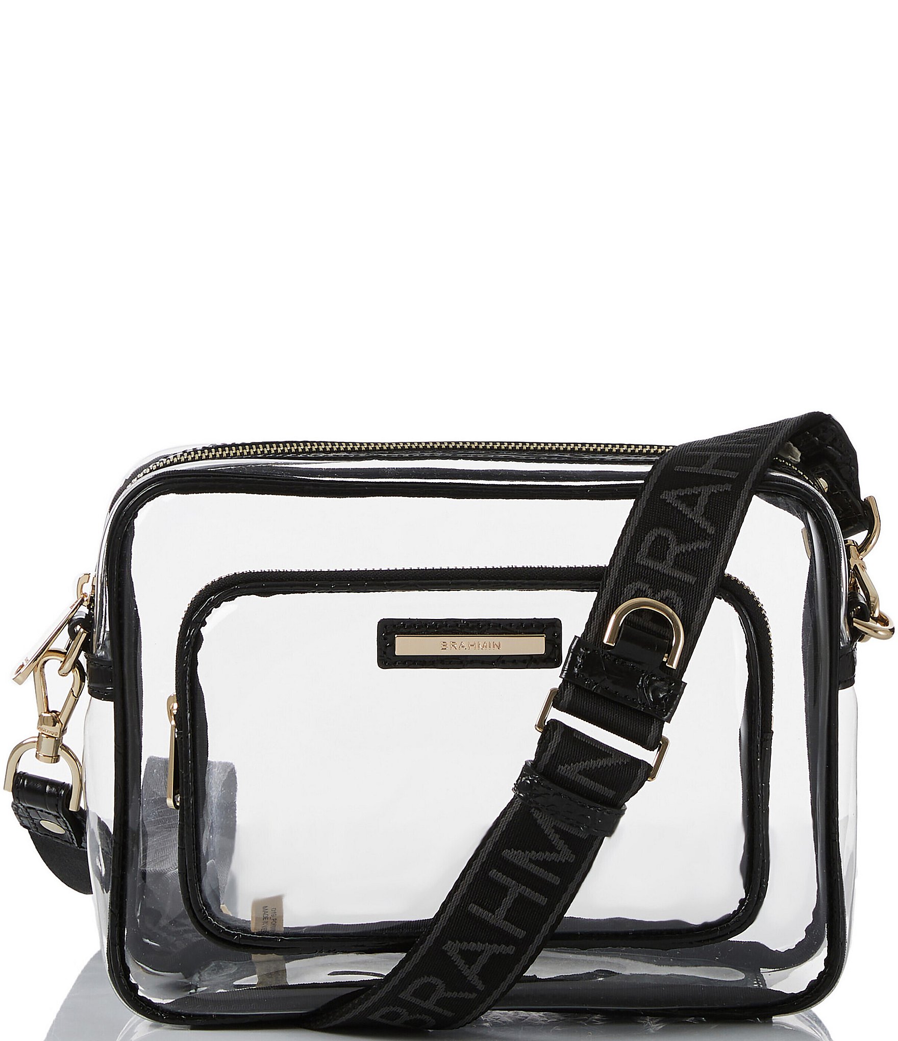 BRAHMIN Melbourne Collection Black Shea Crossbody Bag