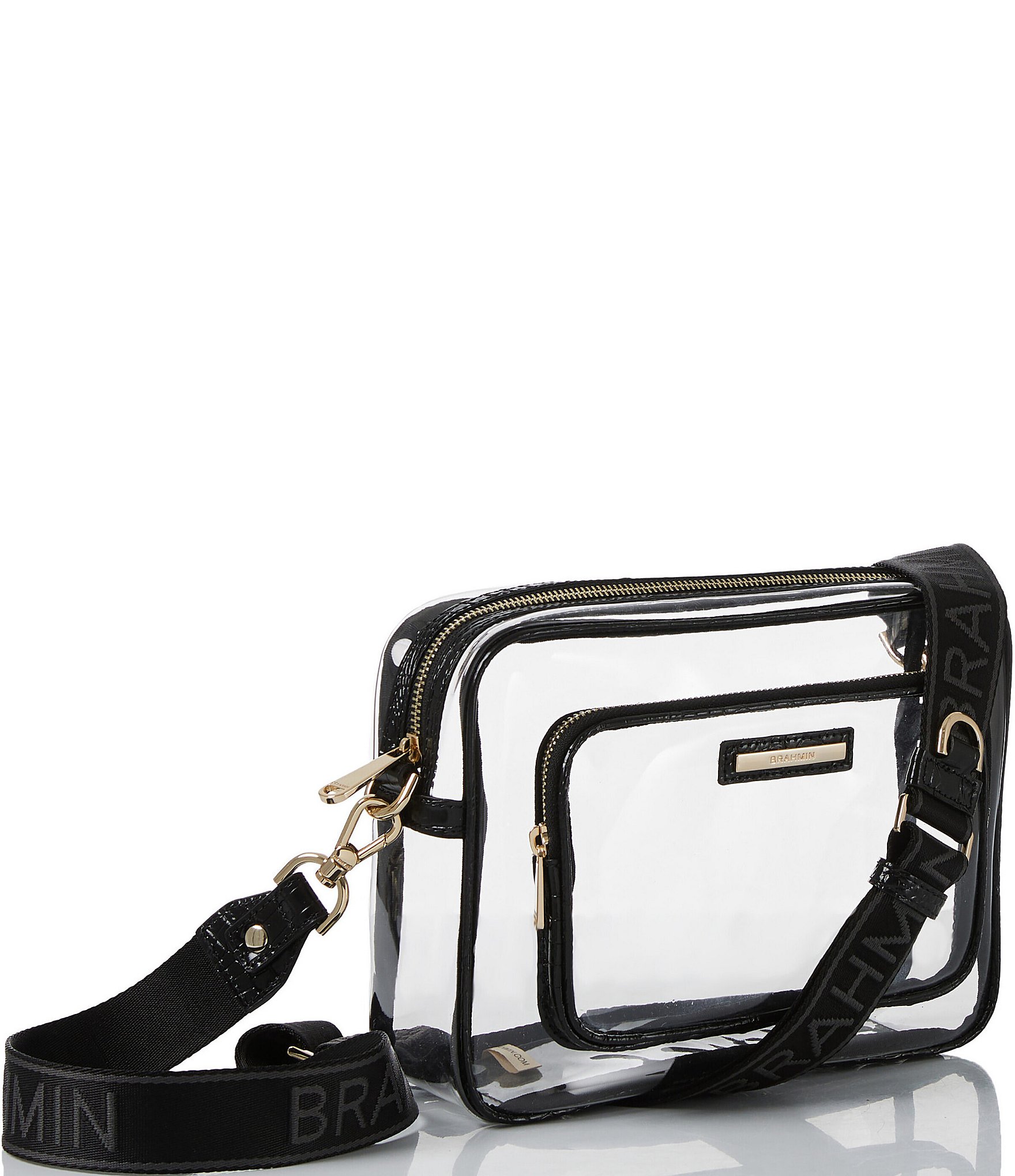 BRAHMIN Melbourne Collection Black Shea Crossbody Bag