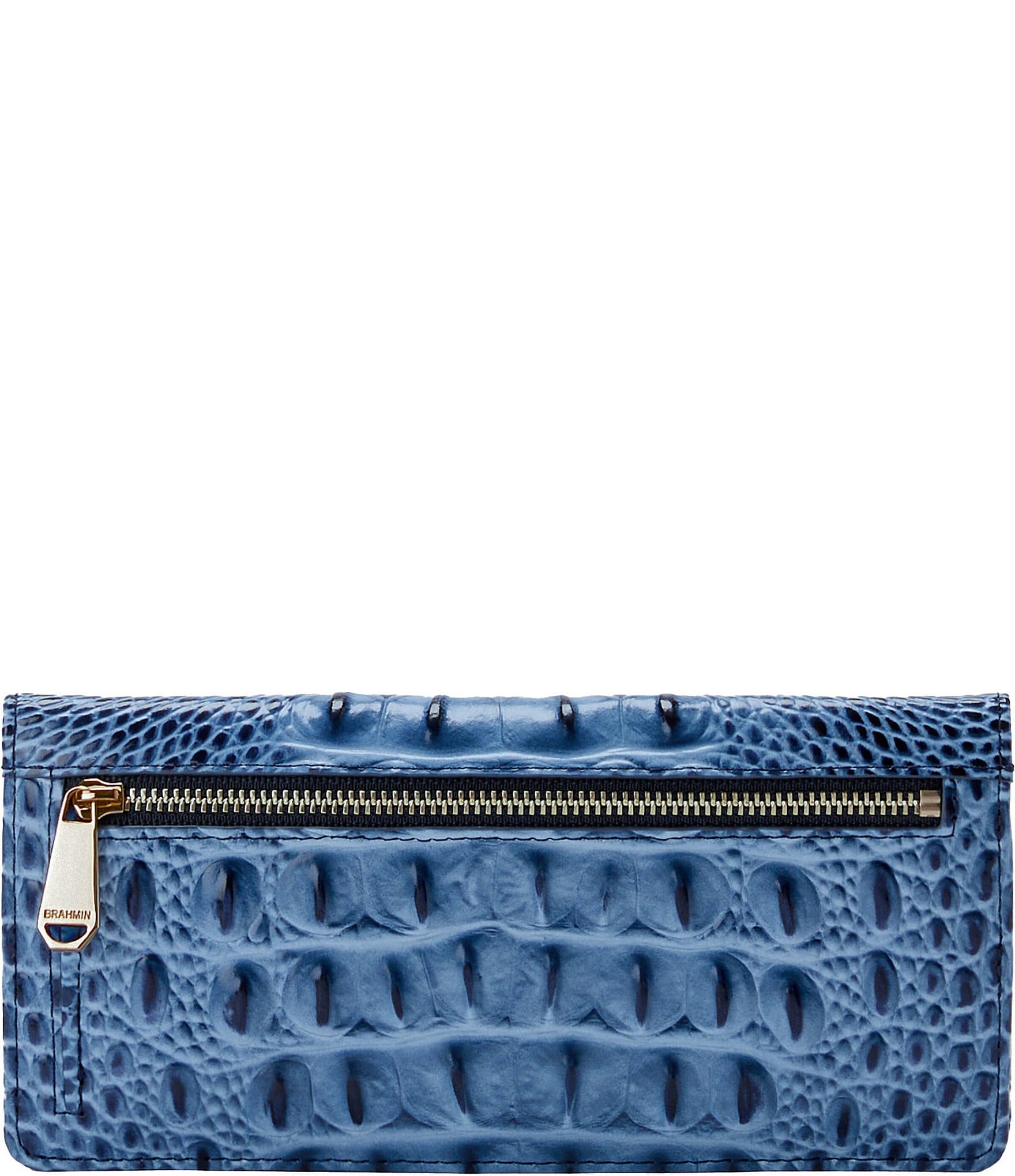 BRAHMIN Melbourne Collection Blue Serenade Ady Wallet