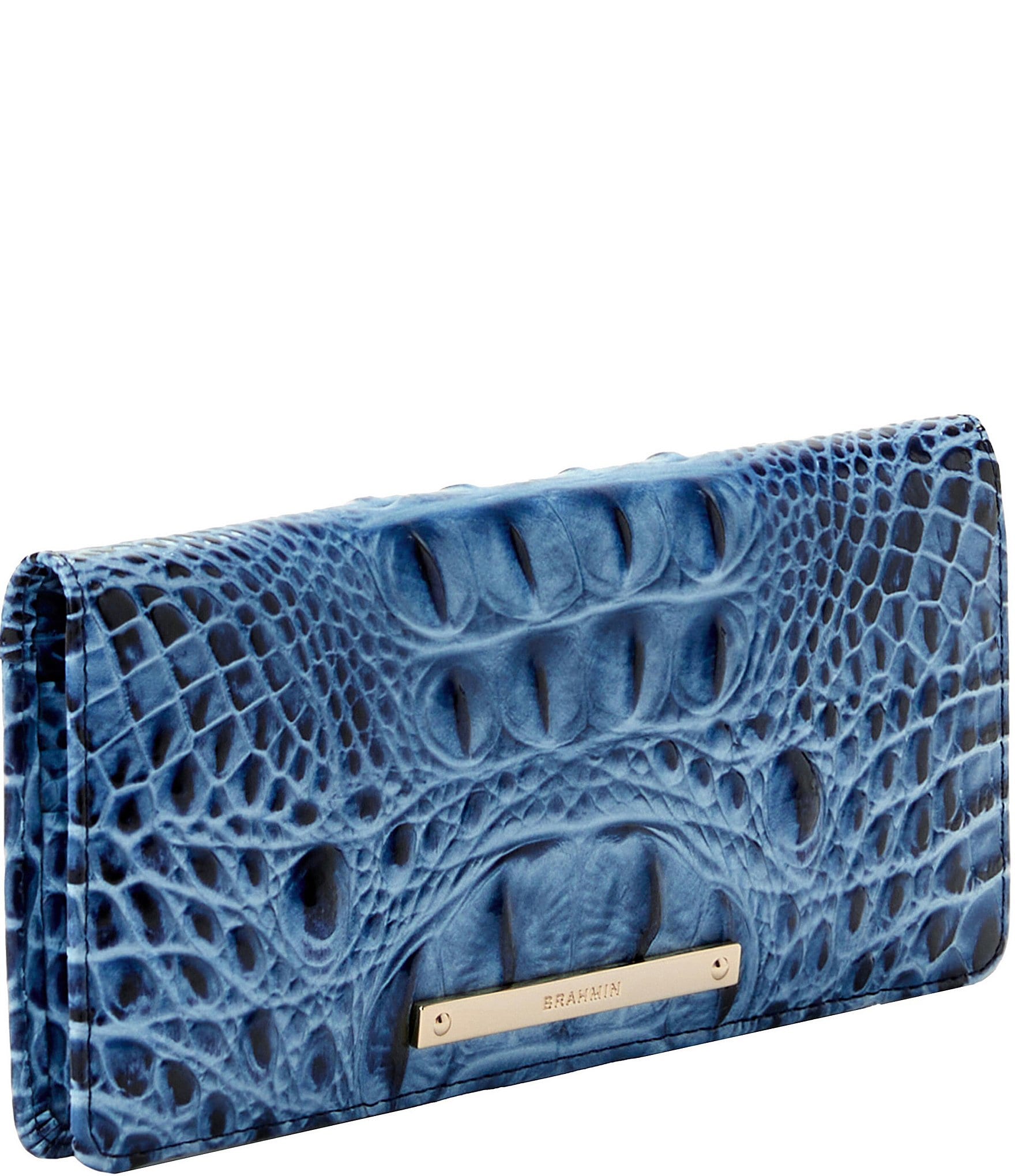 BRAHMIN Melbourne Collection Blue Serenade Ady Wallet