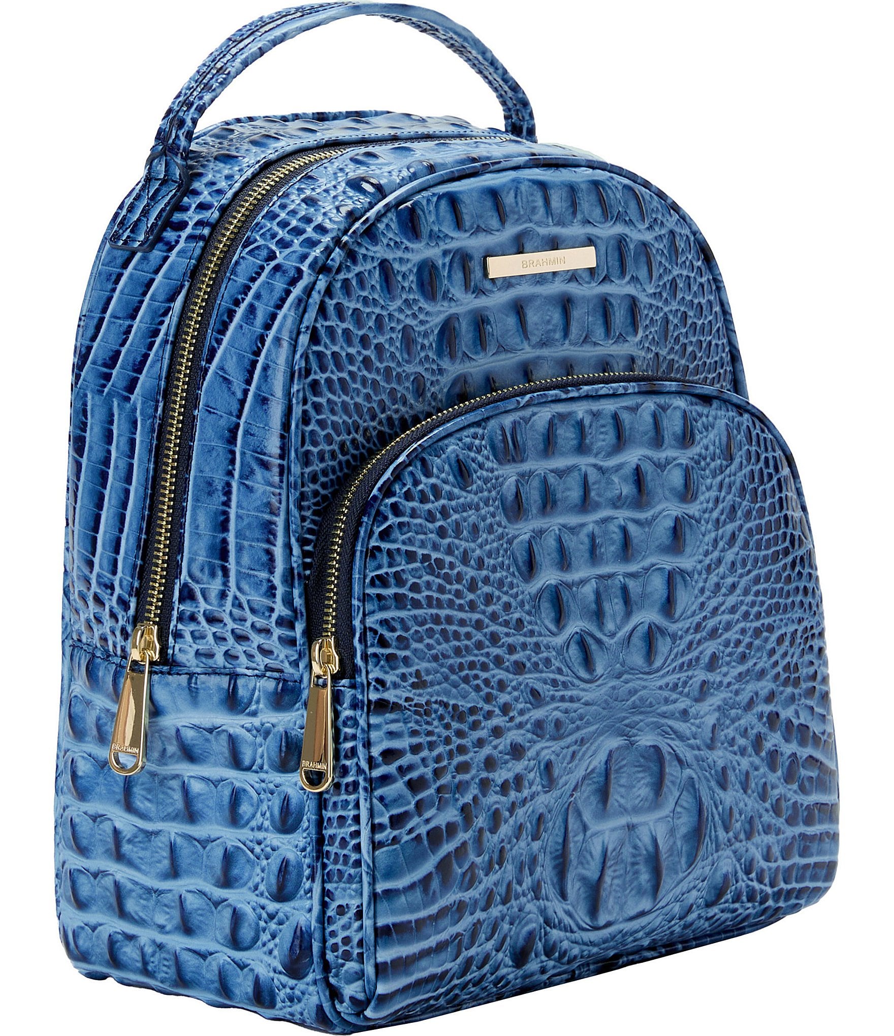 BRAHMIN Melbourne Collection Blue Serenade Chelcy Backpack