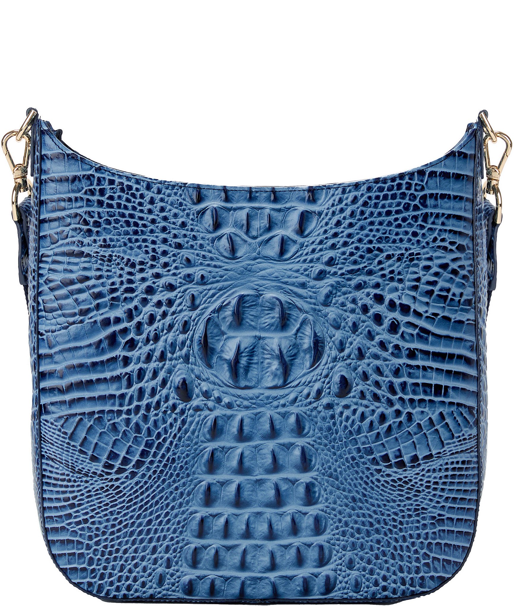 BRAHMIN Melbourne Collection Blue Serenade Leia Crossbody Bag