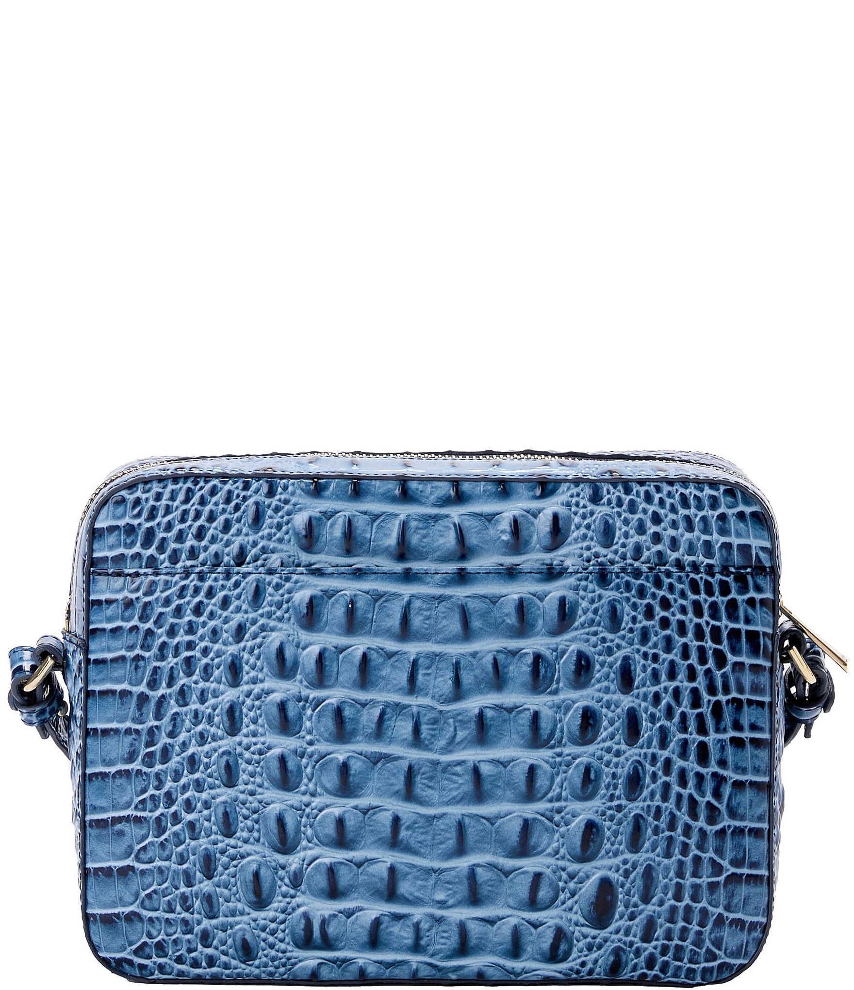 BRAHMIN Melbourne Collection Blue Serenade Shea Crossbody Bag