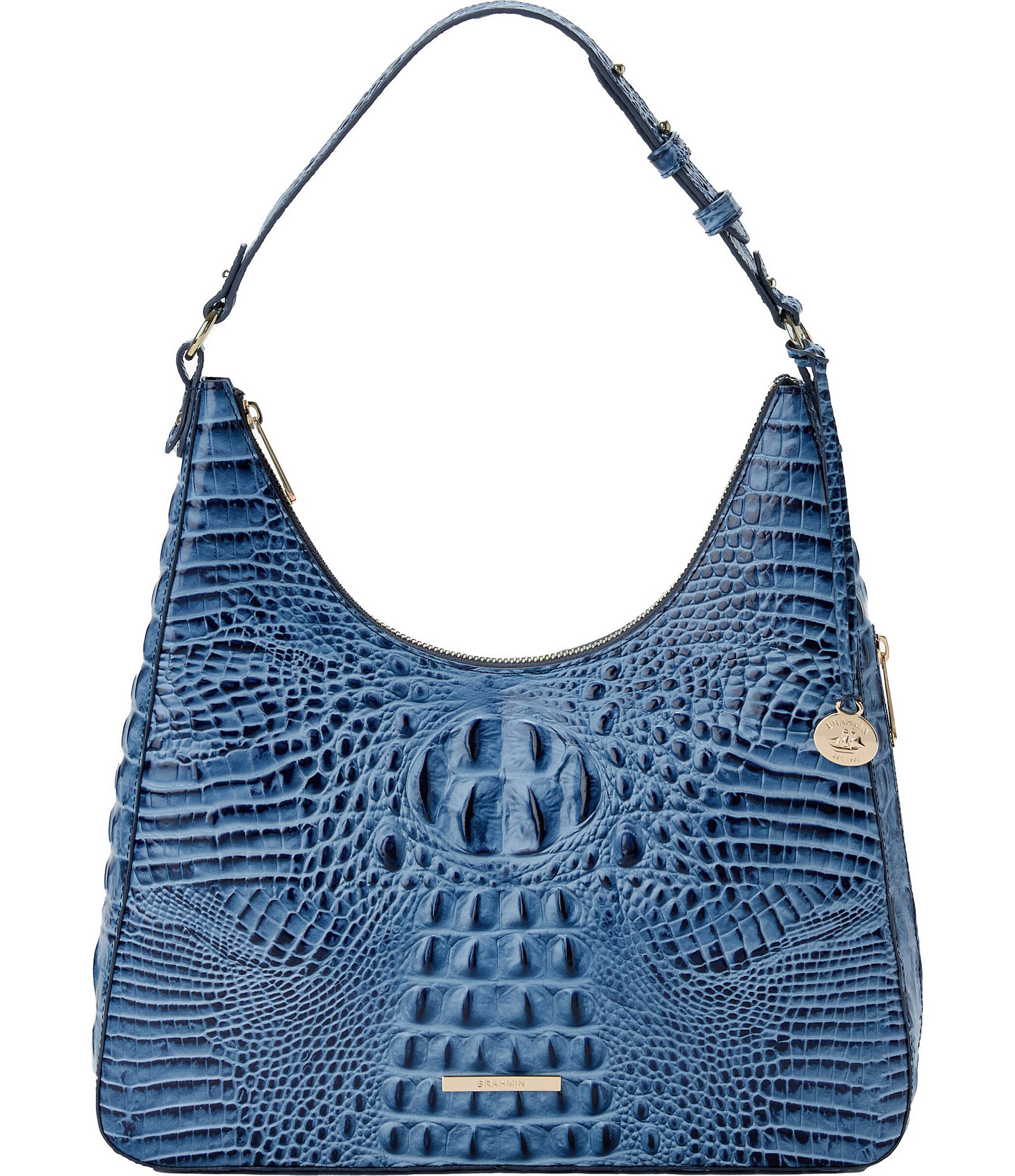 BRAHMIN Melbourne Collection Blue Serenade Tabitha Shoulder Bag