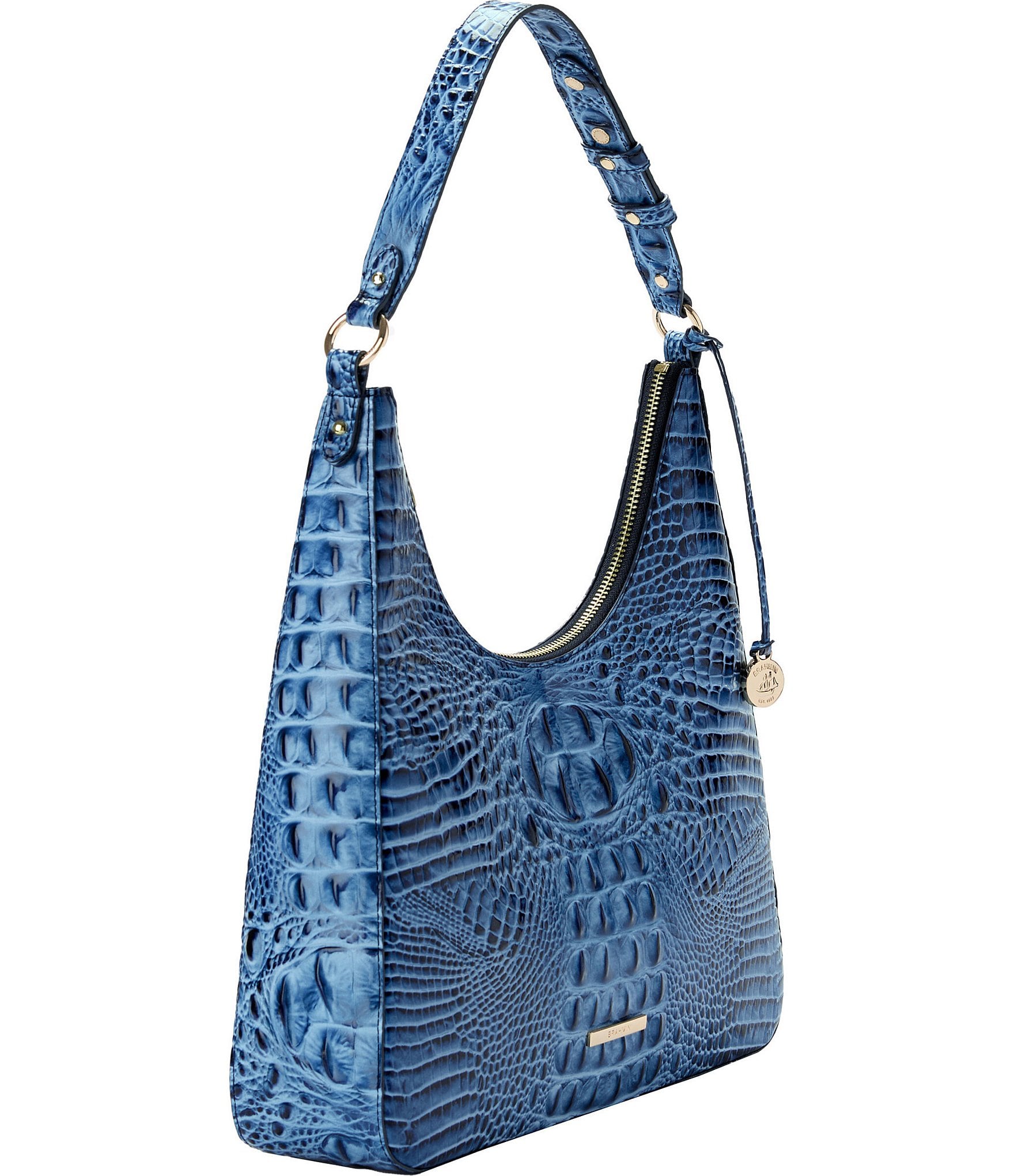 BRAHMIN Melbourne Collection Blue Serenade Tabitha Shoulder Bag