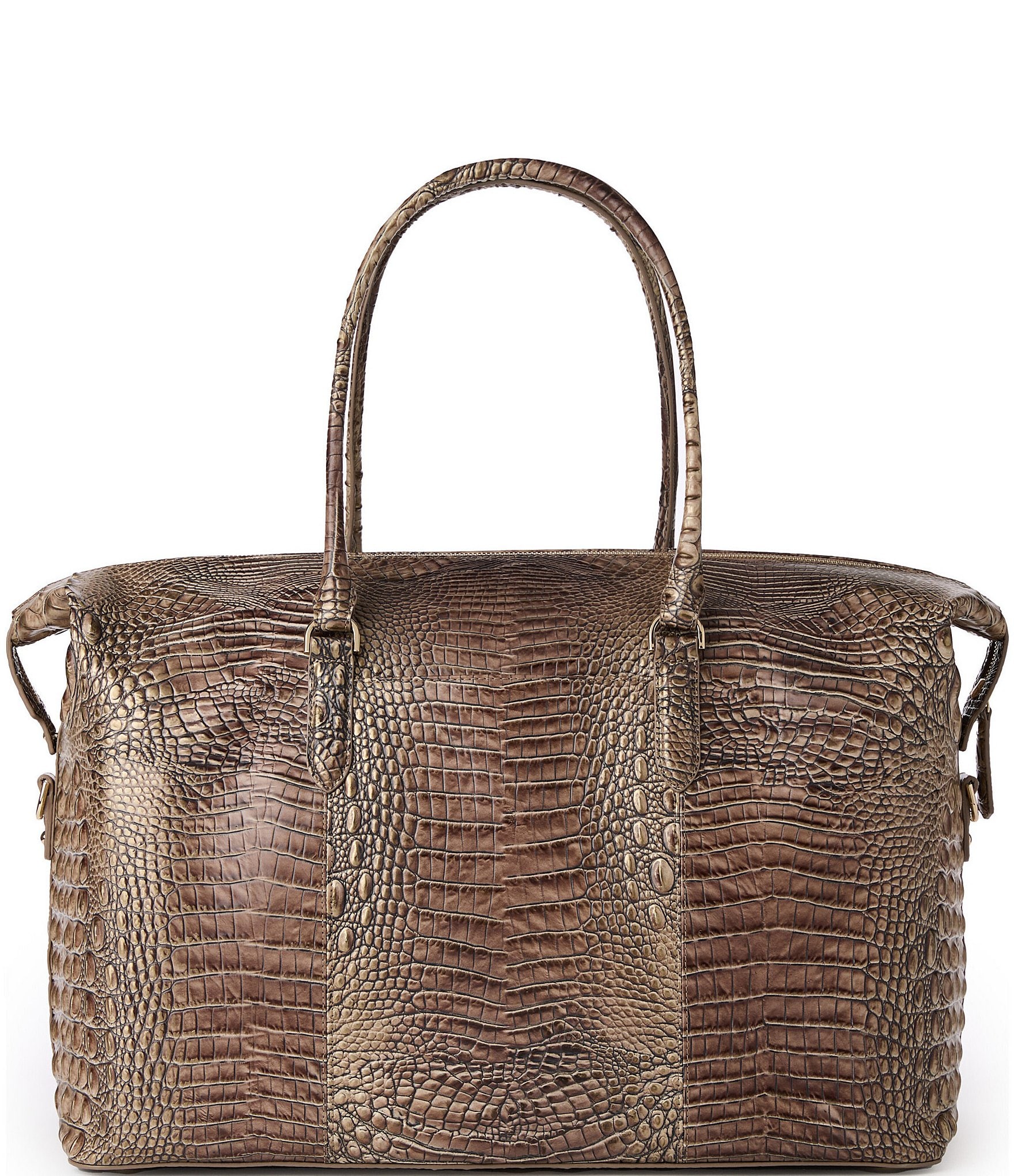 BRAHMIN Melbourne Collection Brindle Duxbury Weekender Bag