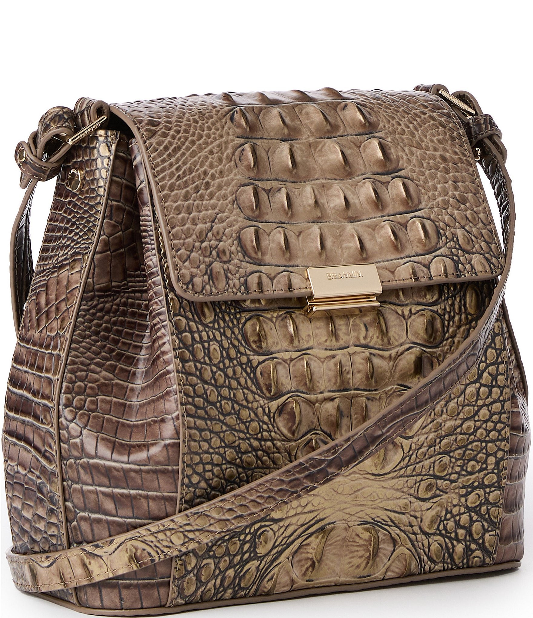 BRAHMIN Melbourne Collection Brindle Margo Crossbody Bag